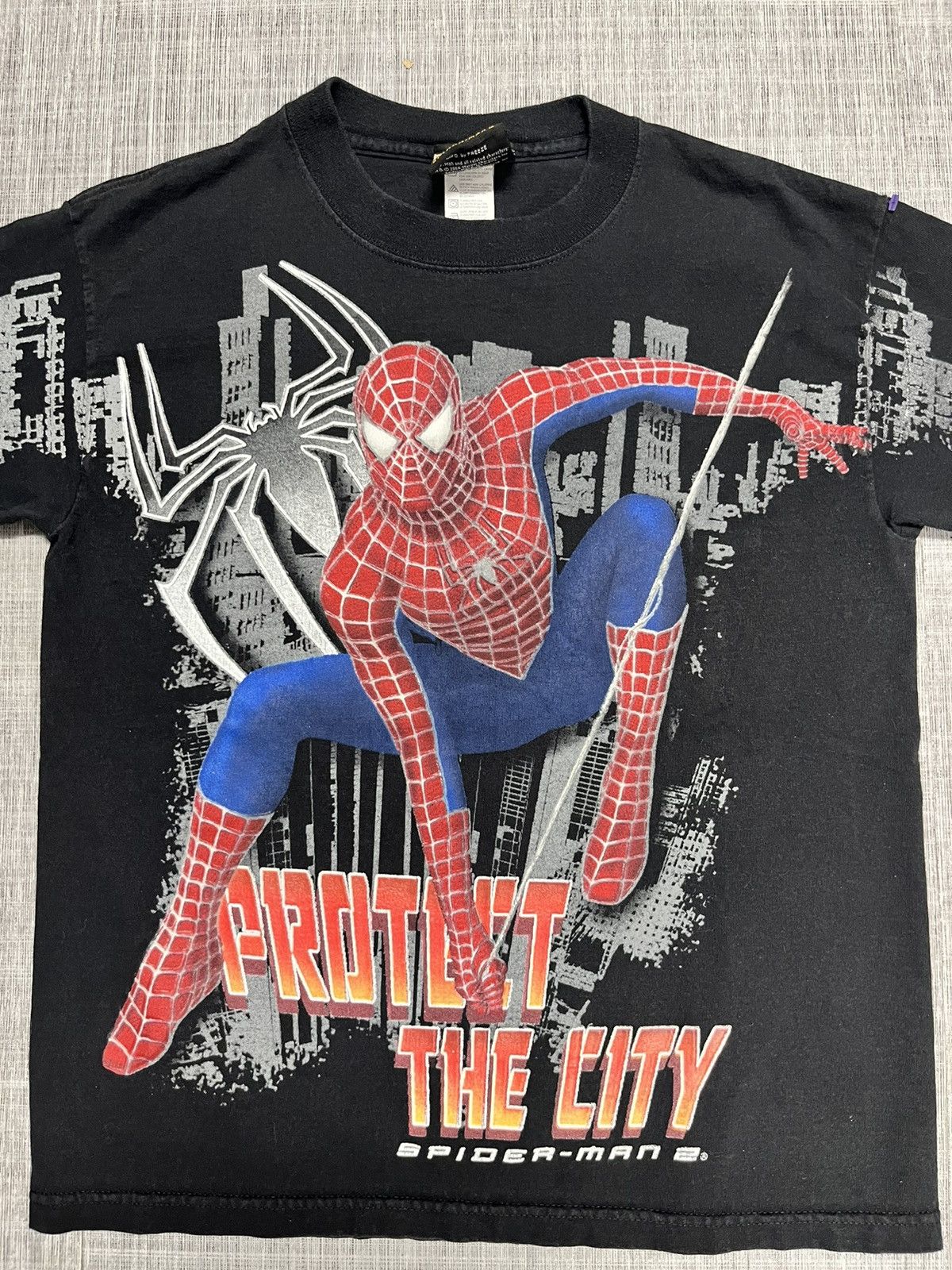 Marvel Comics × Vintage VTG 2004 Spider Man 2 Promo Tee Size US S / EU 44-46 / 1 - 2 Thumbnail