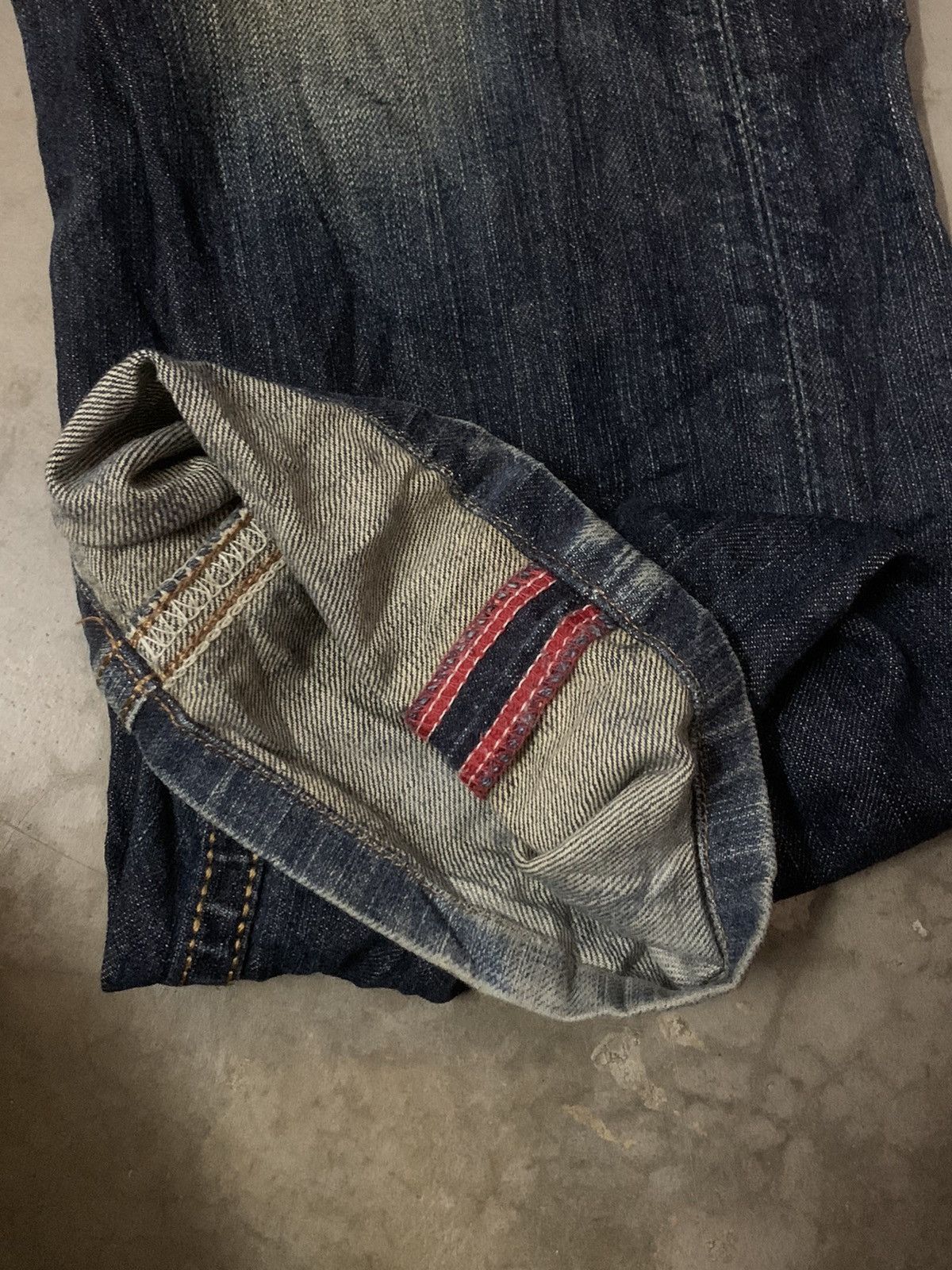 Edwin × Japanese Brand × Vintage Edwin Exclusive Vintage Selvedge Flare Denim Jeans Size US 30 / EU 46 - 8 Thumbnail