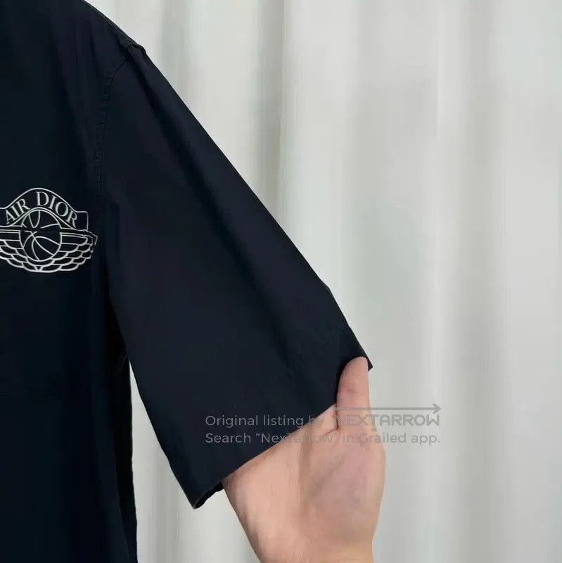 Dior Dior Black Short Sleeve Shirt with Logo . Size US S / EU 44-46 / 1 - 4 Thumbnail