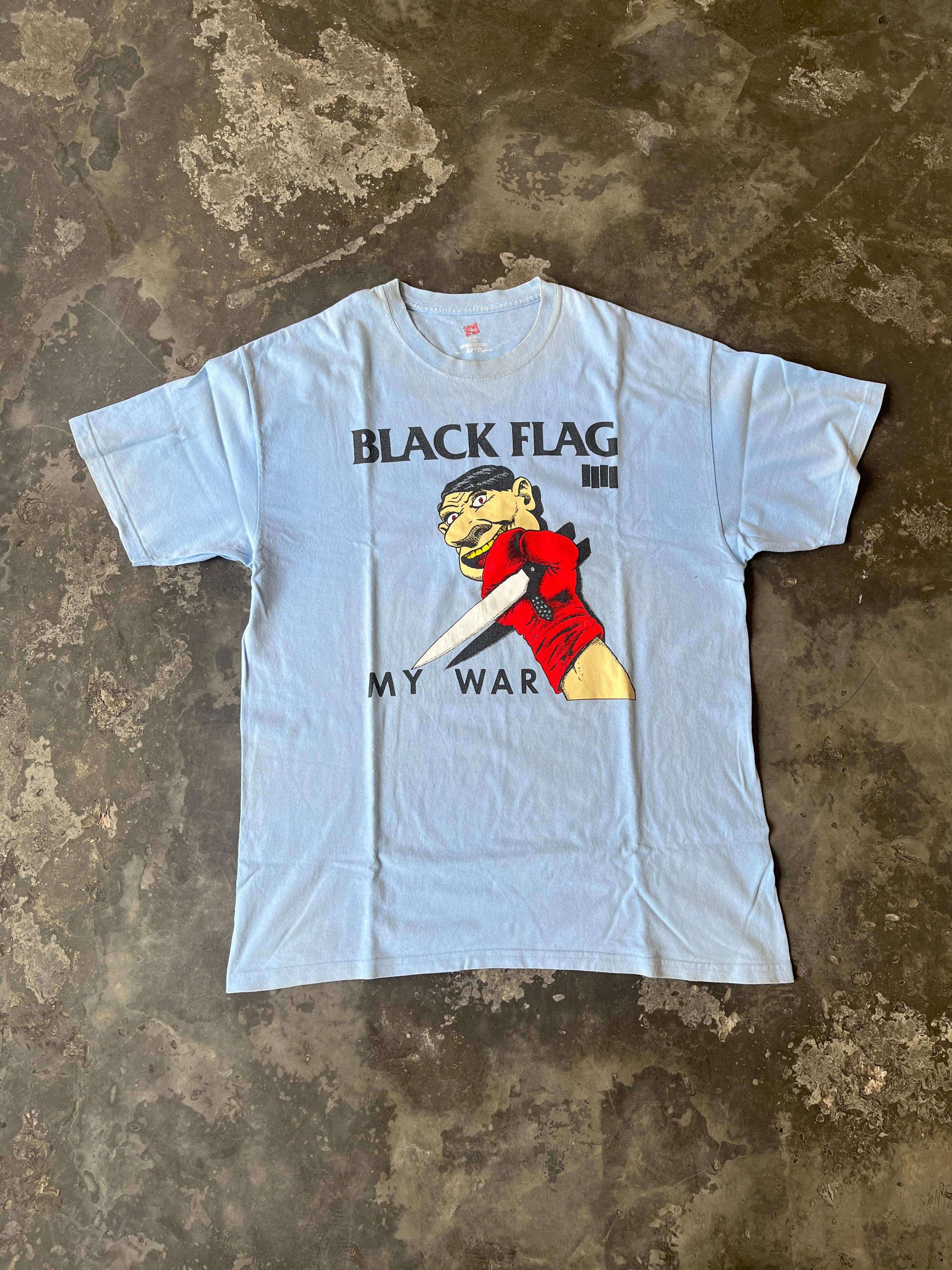 Vintage Y2K Black Flag "my war" band tees Size US L / EU 52-54 / 3 - 1 Thumbnail