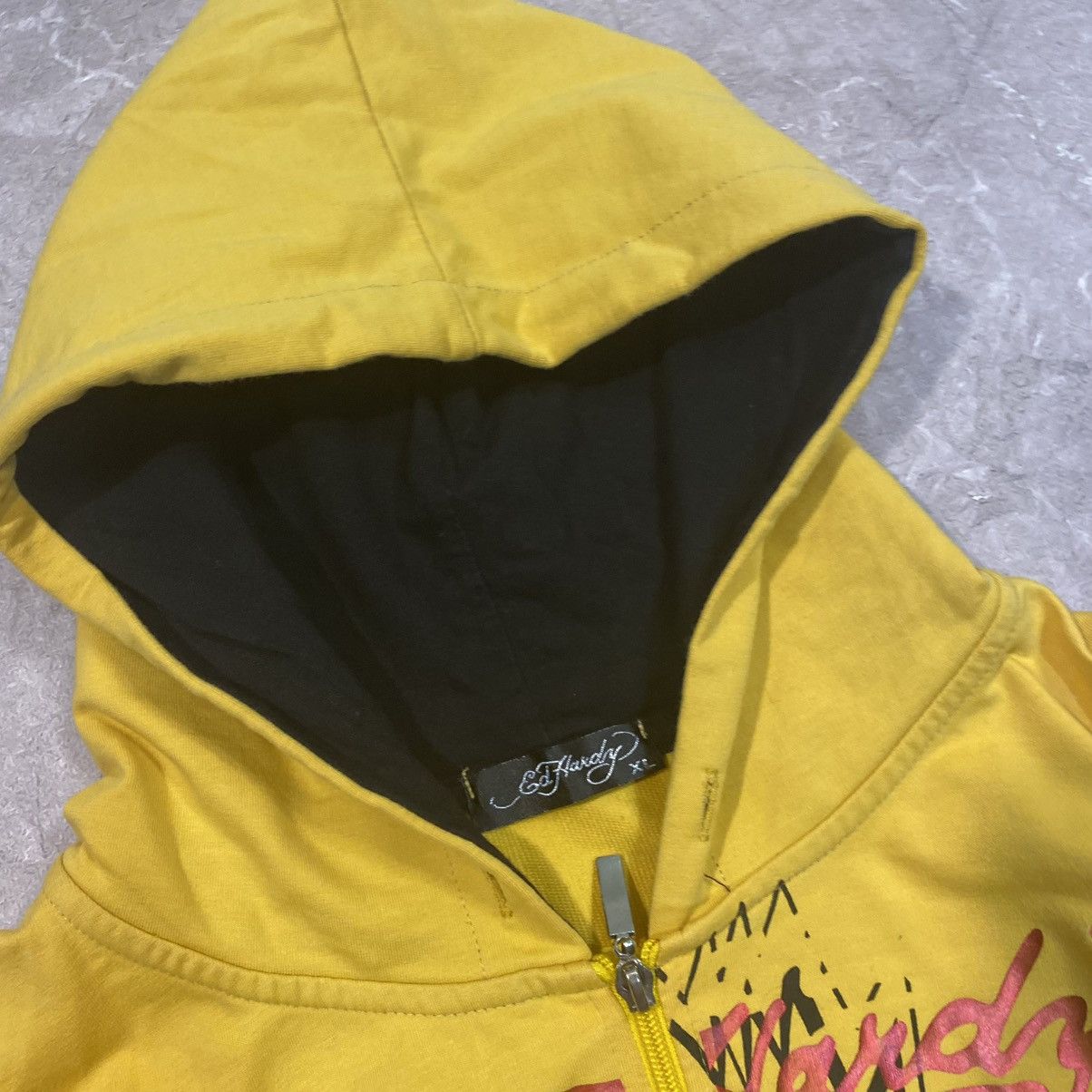 Ed Hardy VINTAGE ED HARDY ZIP HOODIE BIG LOGO BY CHRISTIAN AUDIGIER Size US L / EU 52-54 / 3 - 9 Thumbnail