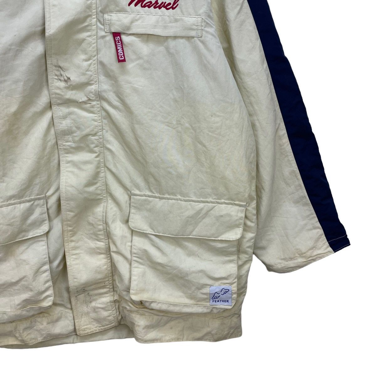 DC Comics Vintge 90s Marvel Feather Jacket Size US M / EU 48-50 / 2 - 6 Thumbnail