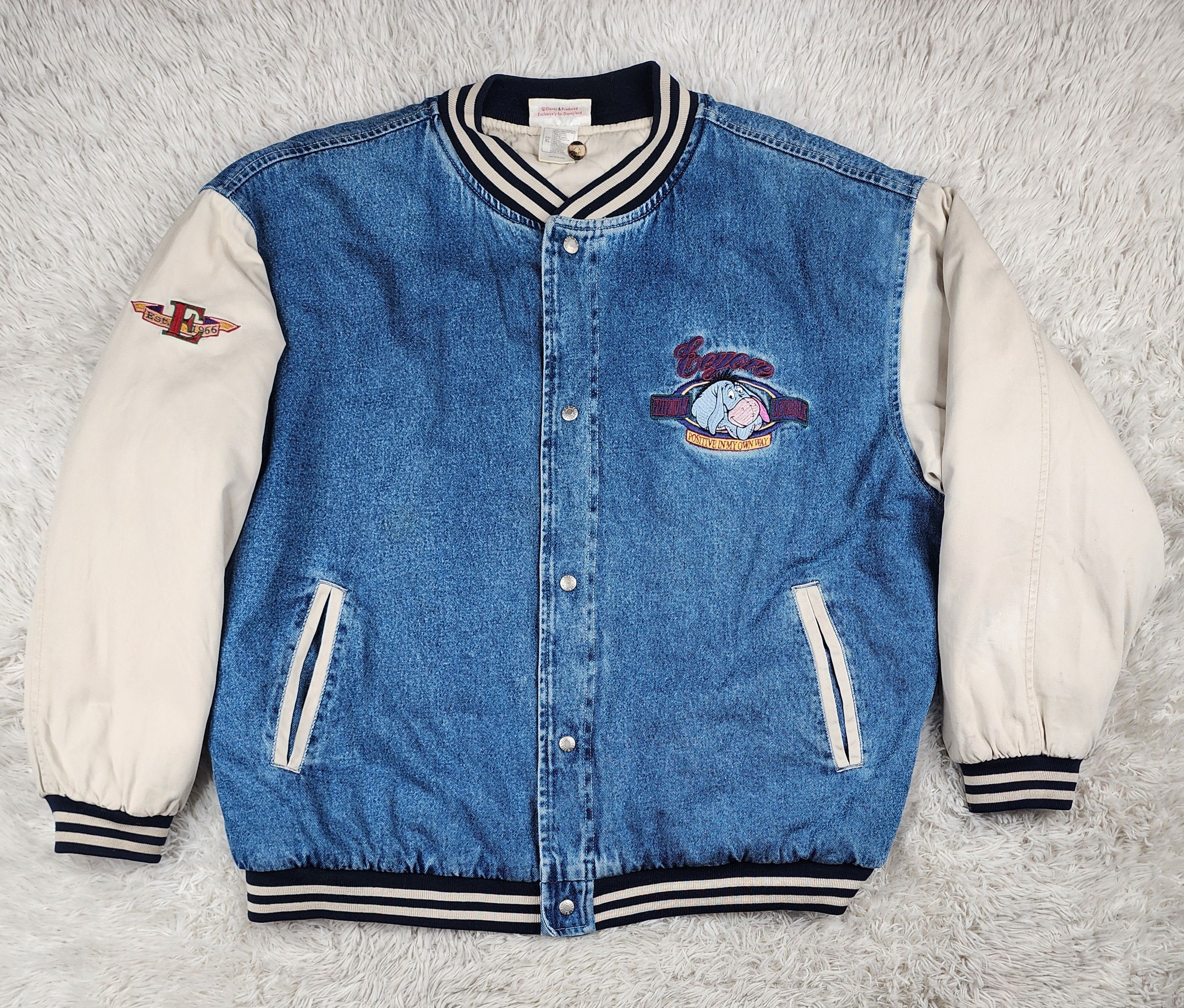 Disney Vintage Disney Eeyore friends forever denim jacket Size XL Size US XL / EU 56 / 4 - 1 Thumbnail