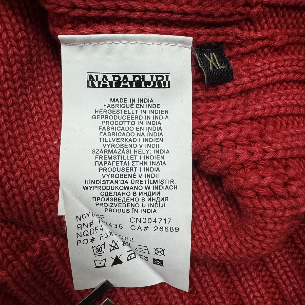 Napapijri Vintage Y2K Napapijri Heavyweight Woven Zip-Up Knitwear Size US XL / EU 56 / 4 - 20 Thumbnail