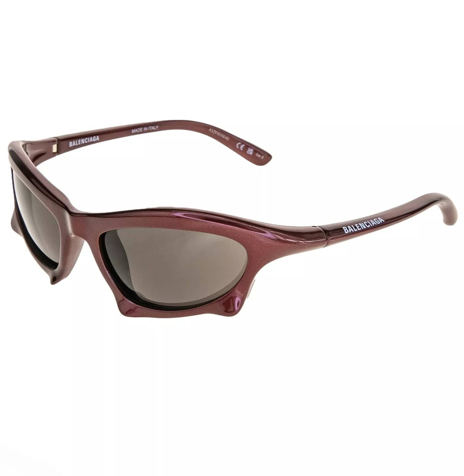 Balenciaga BALENCIAGA BAT 0229 Burgundy 005 Fashion Sunglasses BB0229 Size ONE SIZE - 4 Thumbnail