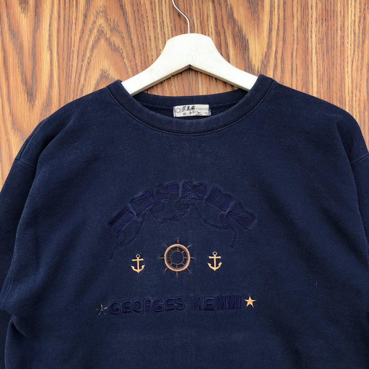 Japanese Brand Vintage Designer Georges Memmi Paris Sweatshirt Size M / US 6-8 / IT 42-44 - 3 Thumbnail