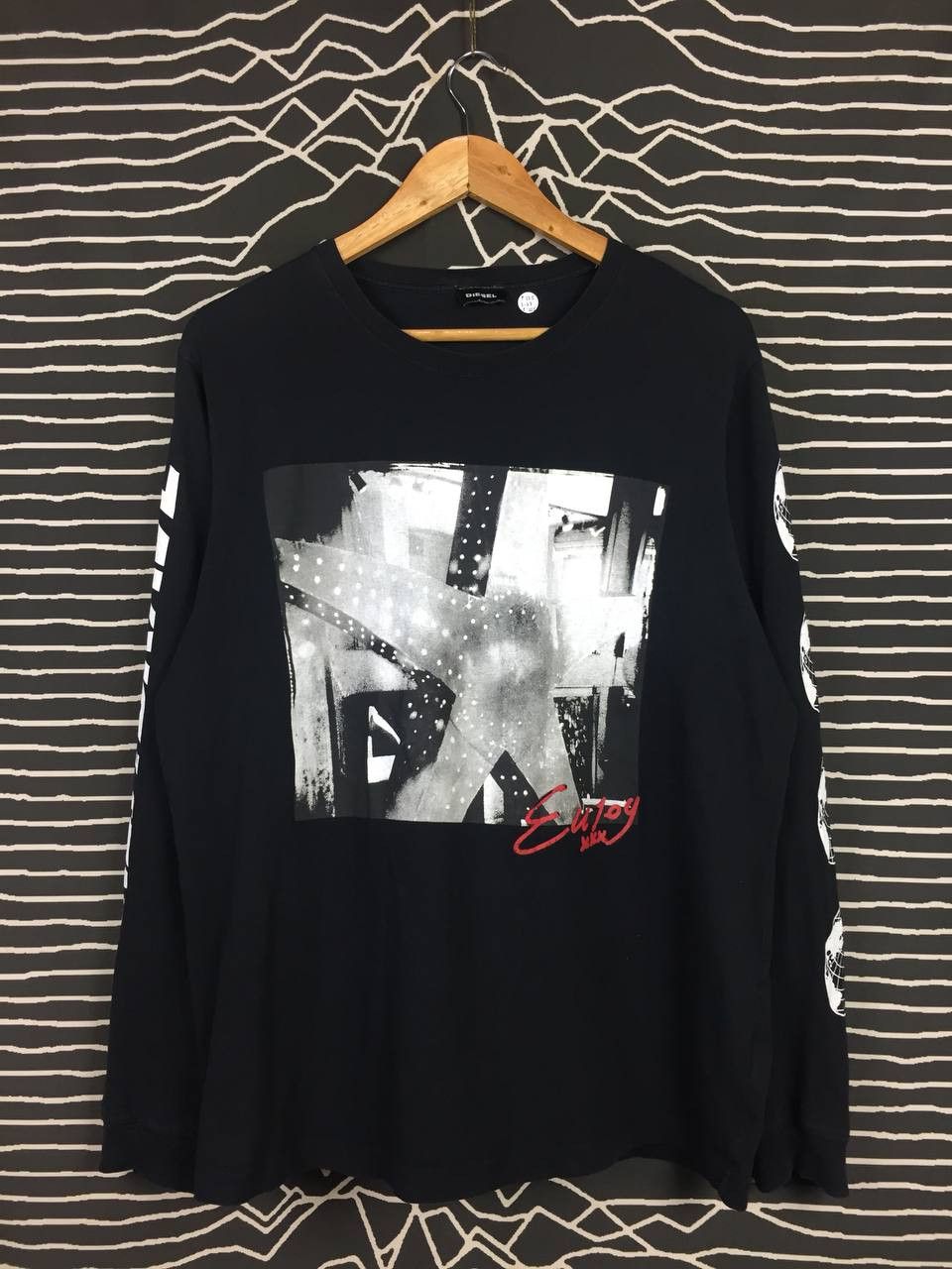 Diesel DIESEL Only The Brave Graphic Longsleeve Tee Size US L / EU 52-54 / 3 - 3 Thumbnail