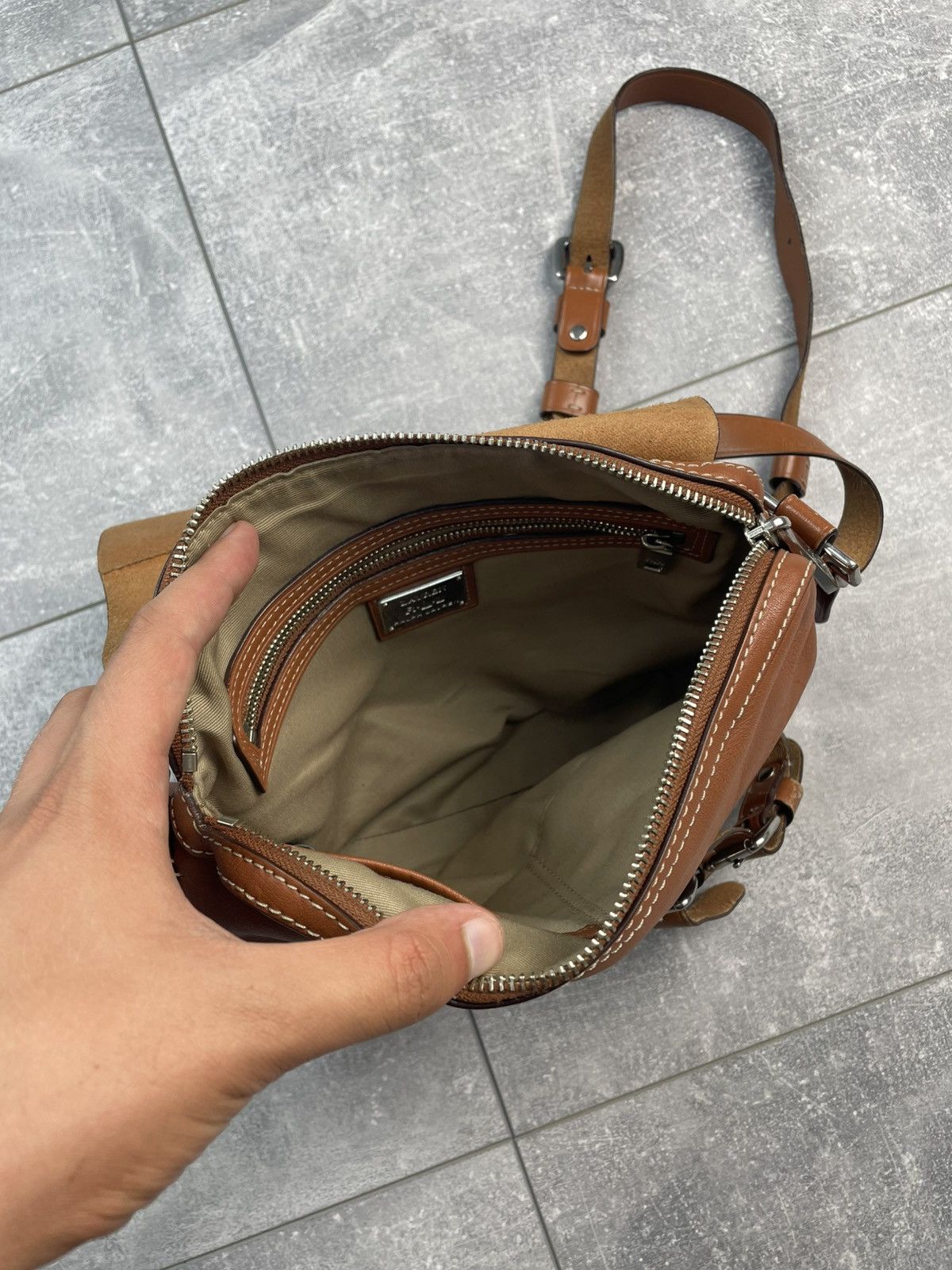 Lauren Ralph Lauren Lauren Ralph Lauren Leather Crossbody Bag Size ONE SIZE - 8 Thumbnail