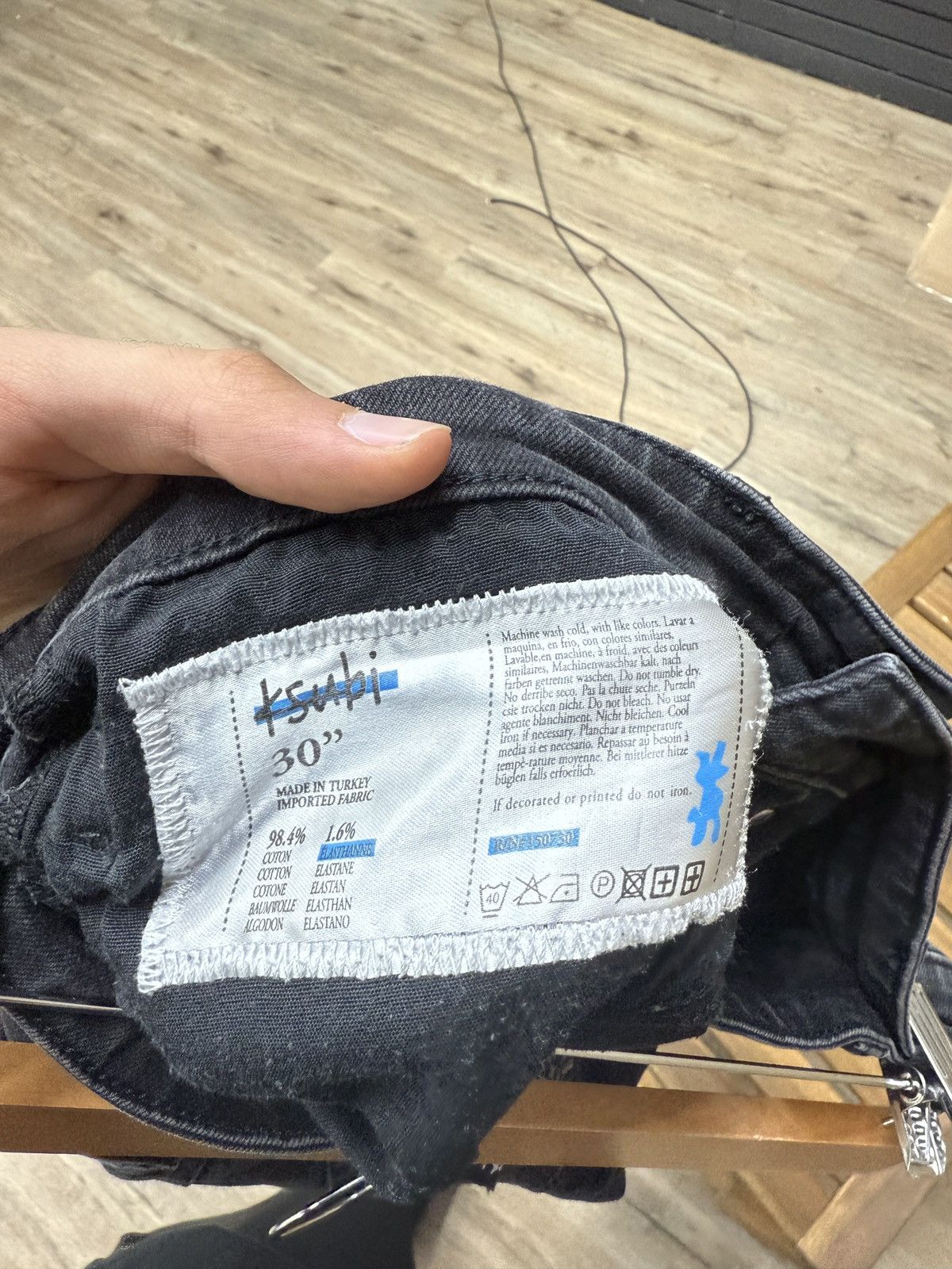 Ksubi Ksubi Black Denim Jeans Size US 30 / EU 46 - 6 Thumbnail