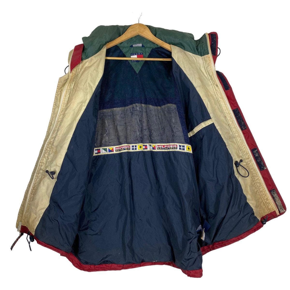 Tommy Hilfiger Vintage Tommy Hilfiger Sailing Gear Zipper Hoodie Jacket Size US XL / EU 56 / 4 - 15 Thumbnail