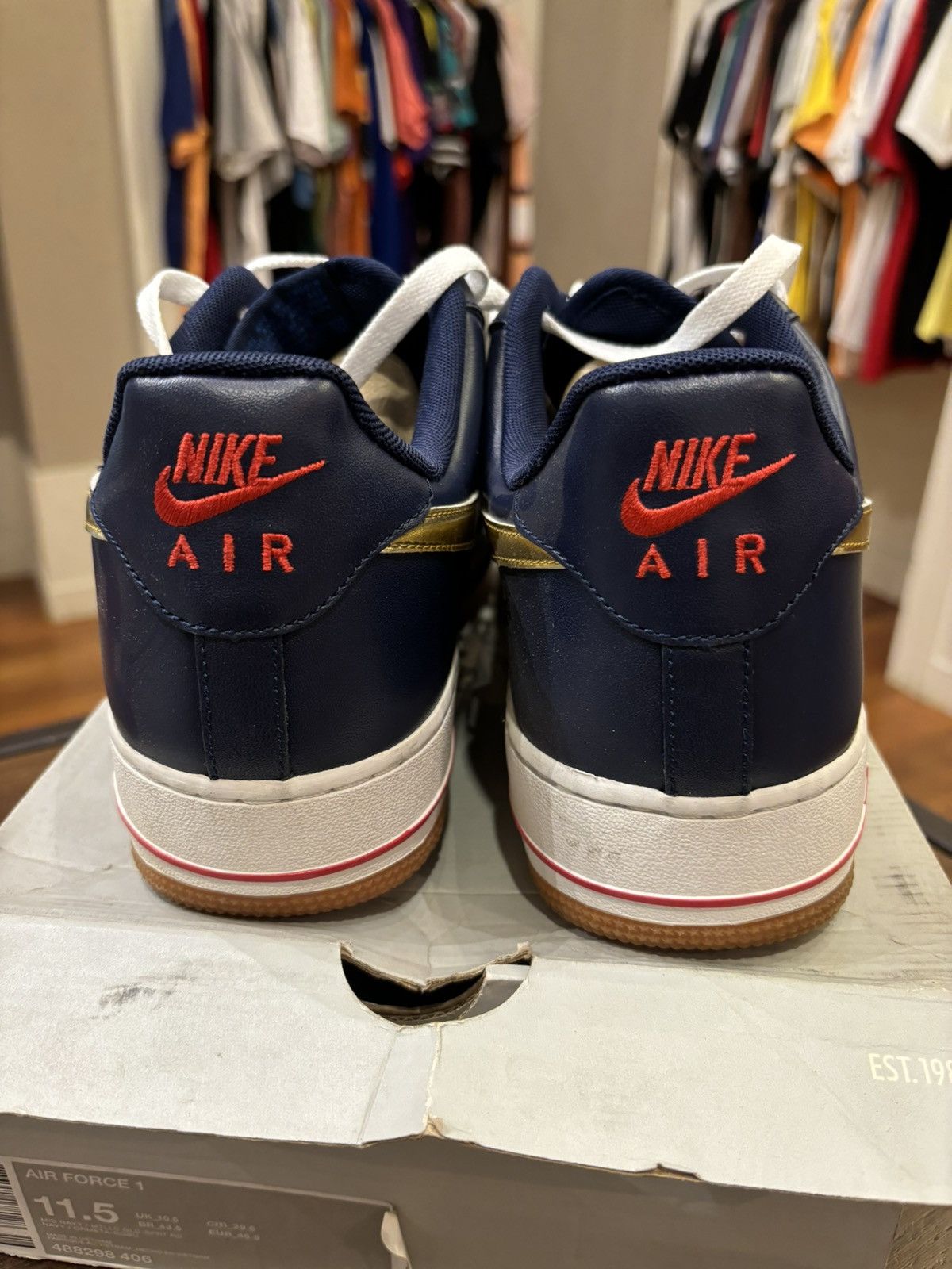 Nike Air Force 1 “Olympic” Size US 11.5 / EU 44-45 - 3 Thumbnail