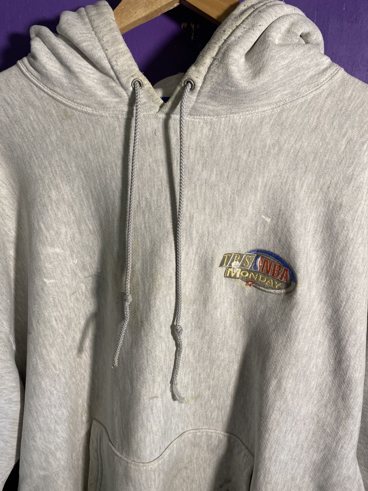 Champion Vintage 90s Champion TBS NBA Monday reverse weave hoodie Size US XXL / EU 58 / 5 - 3 Thumbnail