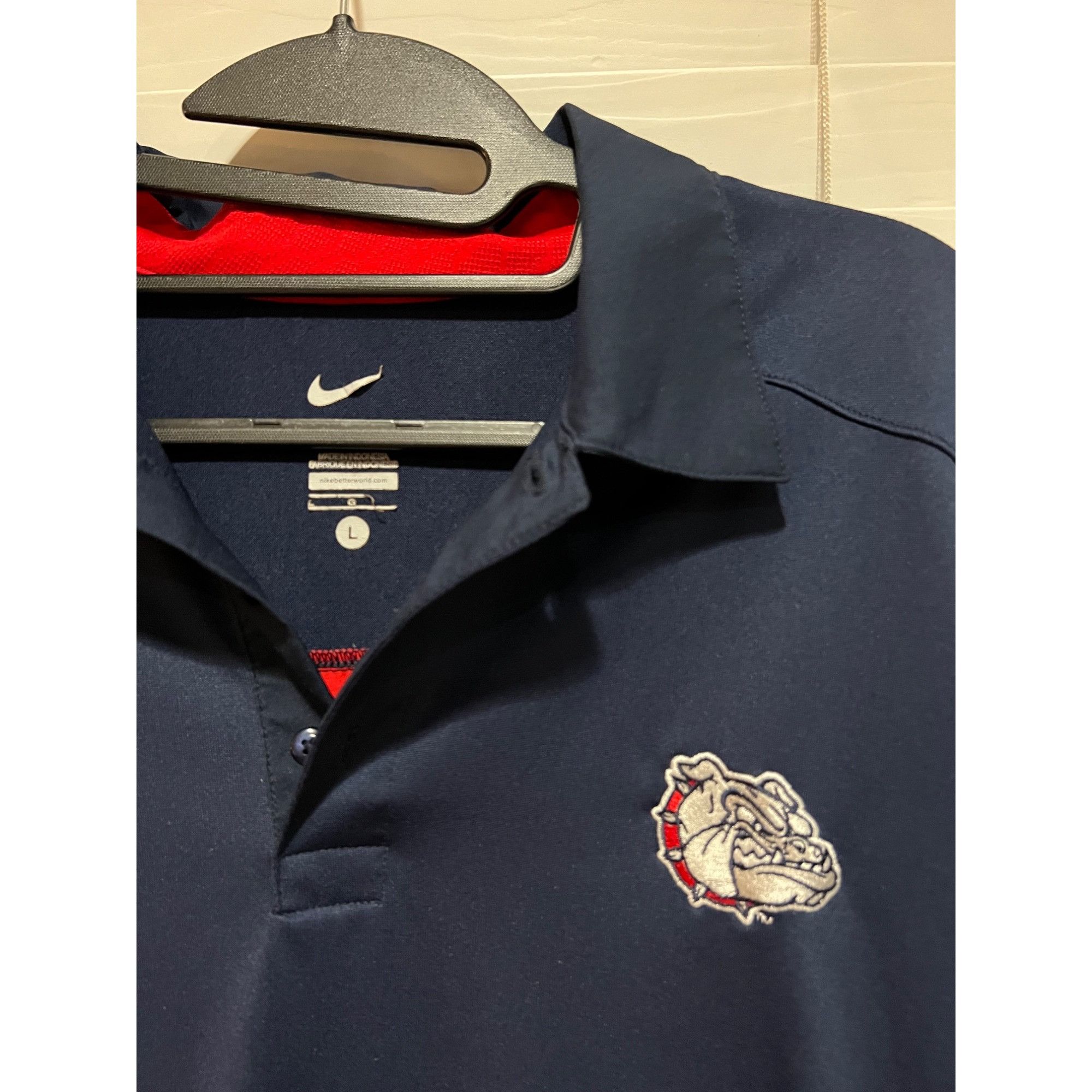 Nike Nike Gonzaga Bulldogs Polo - Size L Size US L / EU 52-54 / 3 - 2 Thumbnail