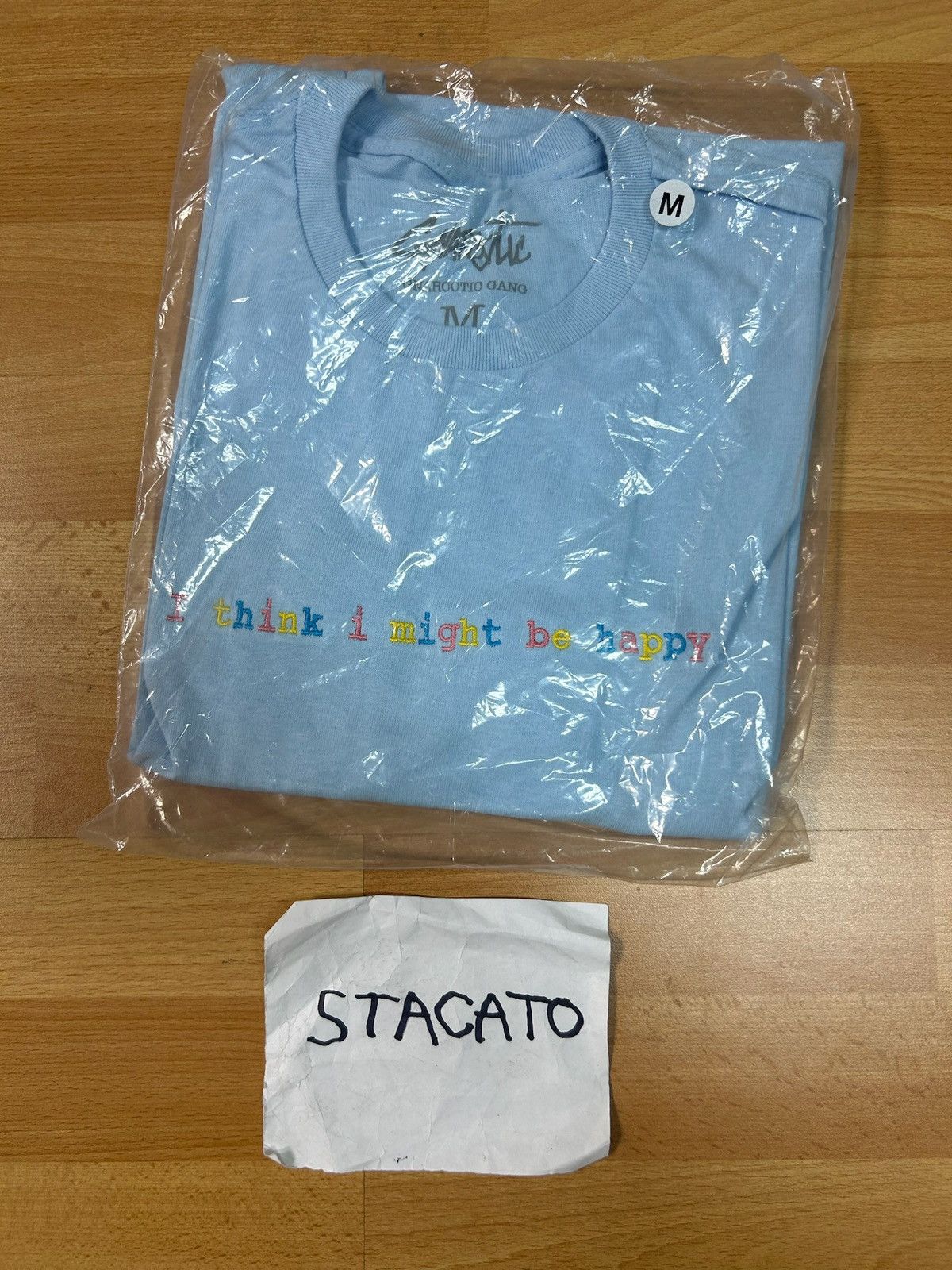 Gnarcotic Gnarcotic Lil Gnar I Think I Might Be Happy Tee Blue Size US M / EU 48-50 / 2 - 2 Thumbnail