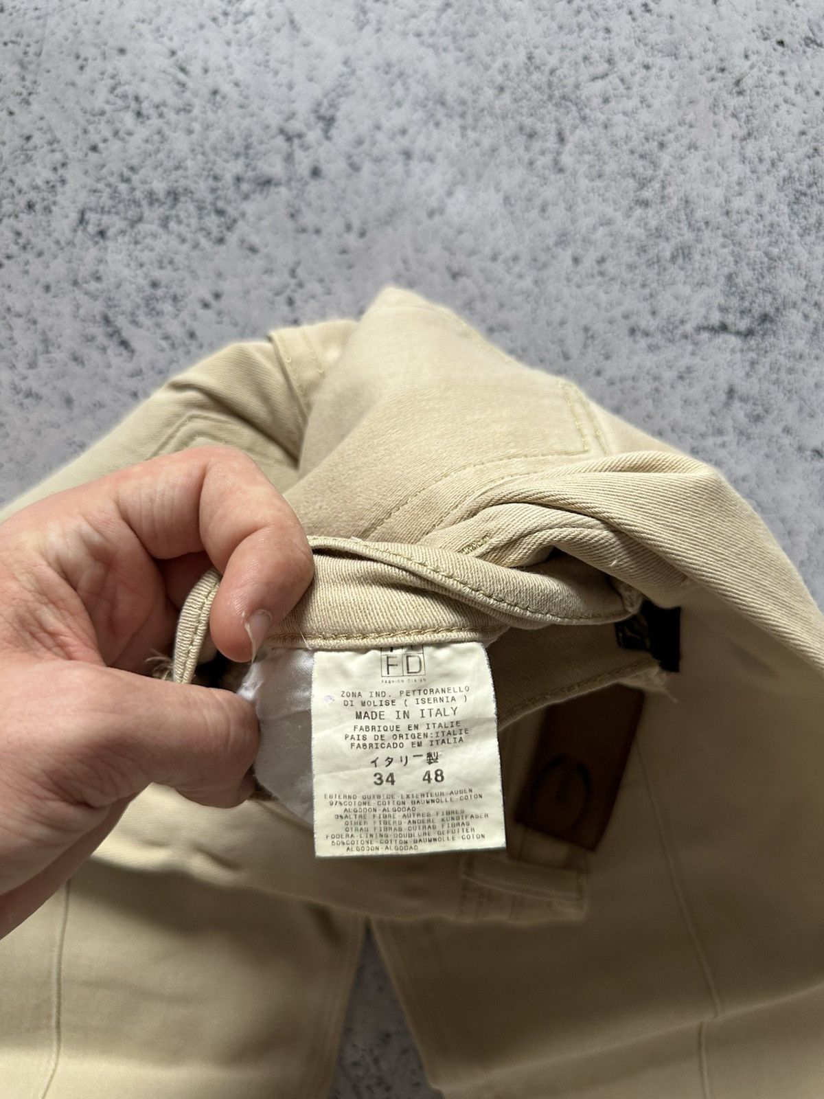 Just Cavalli Vintage Just Cavalli Jeans Denim Beige Luxury Y2K USA Size US 34 / EU 50 - 6 Thumbnail