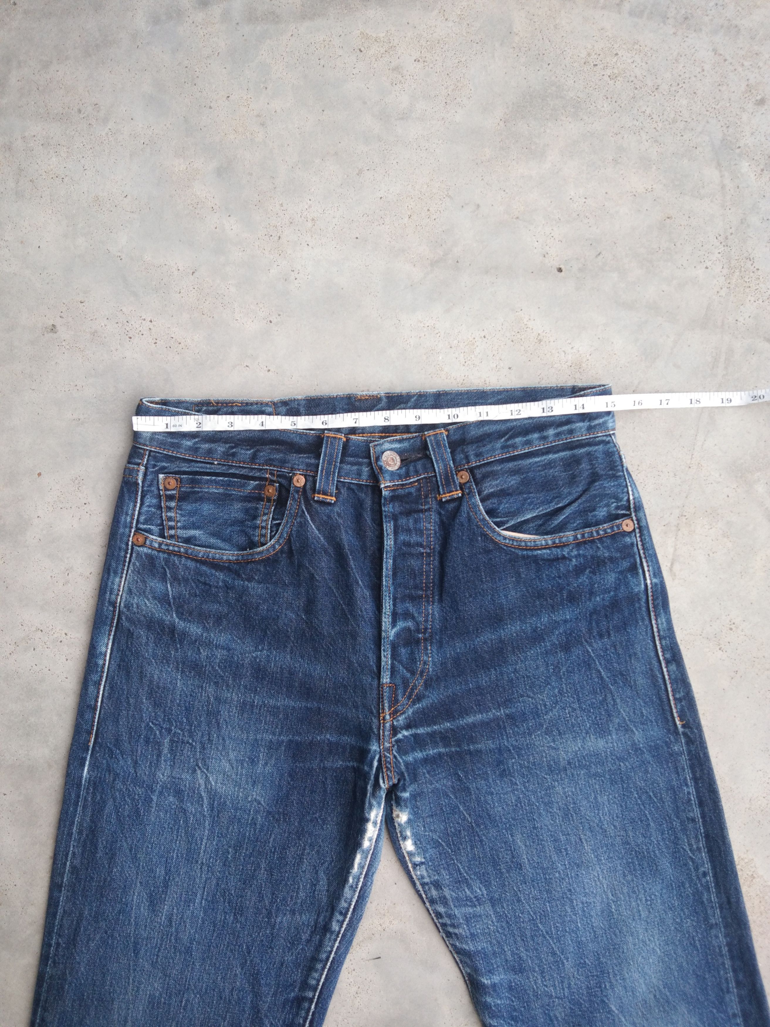 Levi's Vintage LVC Big E Levi's 501 XX selvedge Redline Jeans 30x31 Size US 30 / EU 46 - 9 Thumbnail