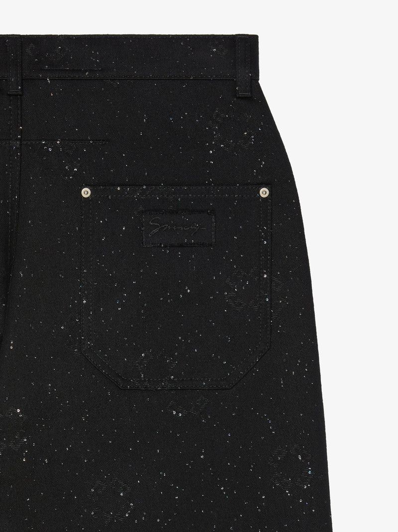 Givenchy o1w1db10426 Relaxed Fit Denim Pants in Black Size US 32 / EU 48 - 4 Thumbnail