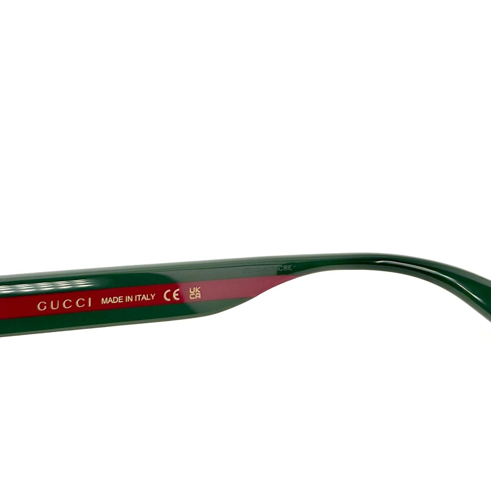 Gucci GUCCI GG0343O 0343 Black Green Unisex Classic Eyeglasses 007 Size ONE SIZE - 7 Thumbnail