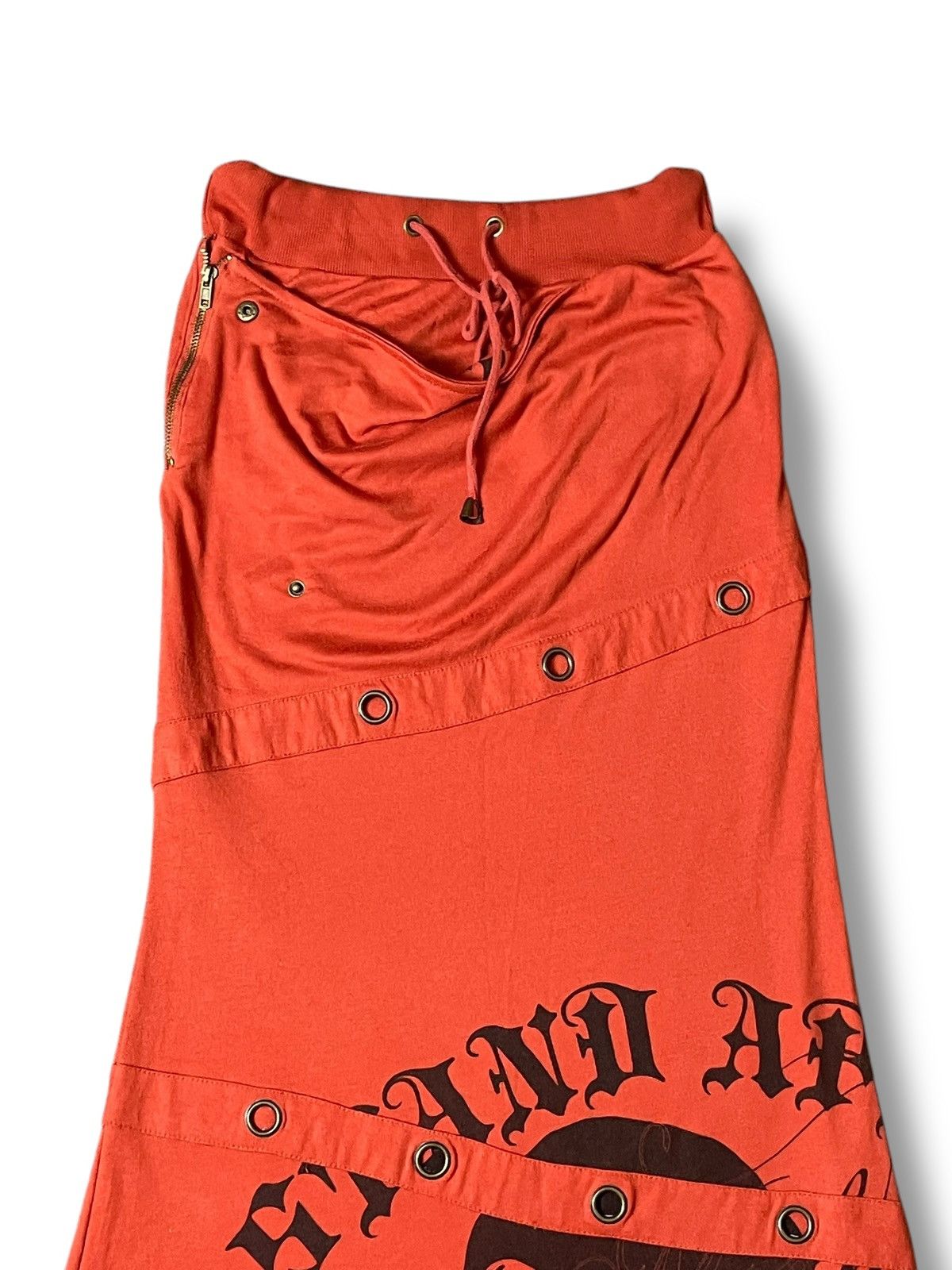 If Six Was Nine × Japanese Brand × Le Grande Bleu (L.G.B.) Lazy Daisy Gothic Skulls Design Skirts (42) Size 32" / US 10 / IT 46 - 3 Thumbnail