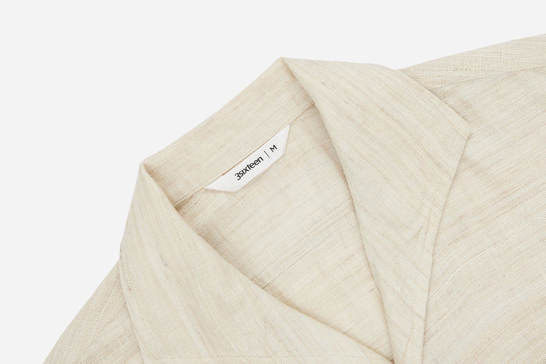 3sixteen 💚 3sixteen Leisure Shirt Ivory Handloom Silk Medium NEW Size US M / EU 48-50 / 2 - 3 Thumbnail