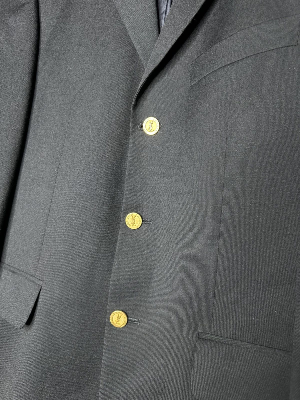 Yves Saint Laurent YSL Yves Saint Laurent Wool Blazer Jacket Men's Size 46 Gold Size 46R - 3 Thumbnail