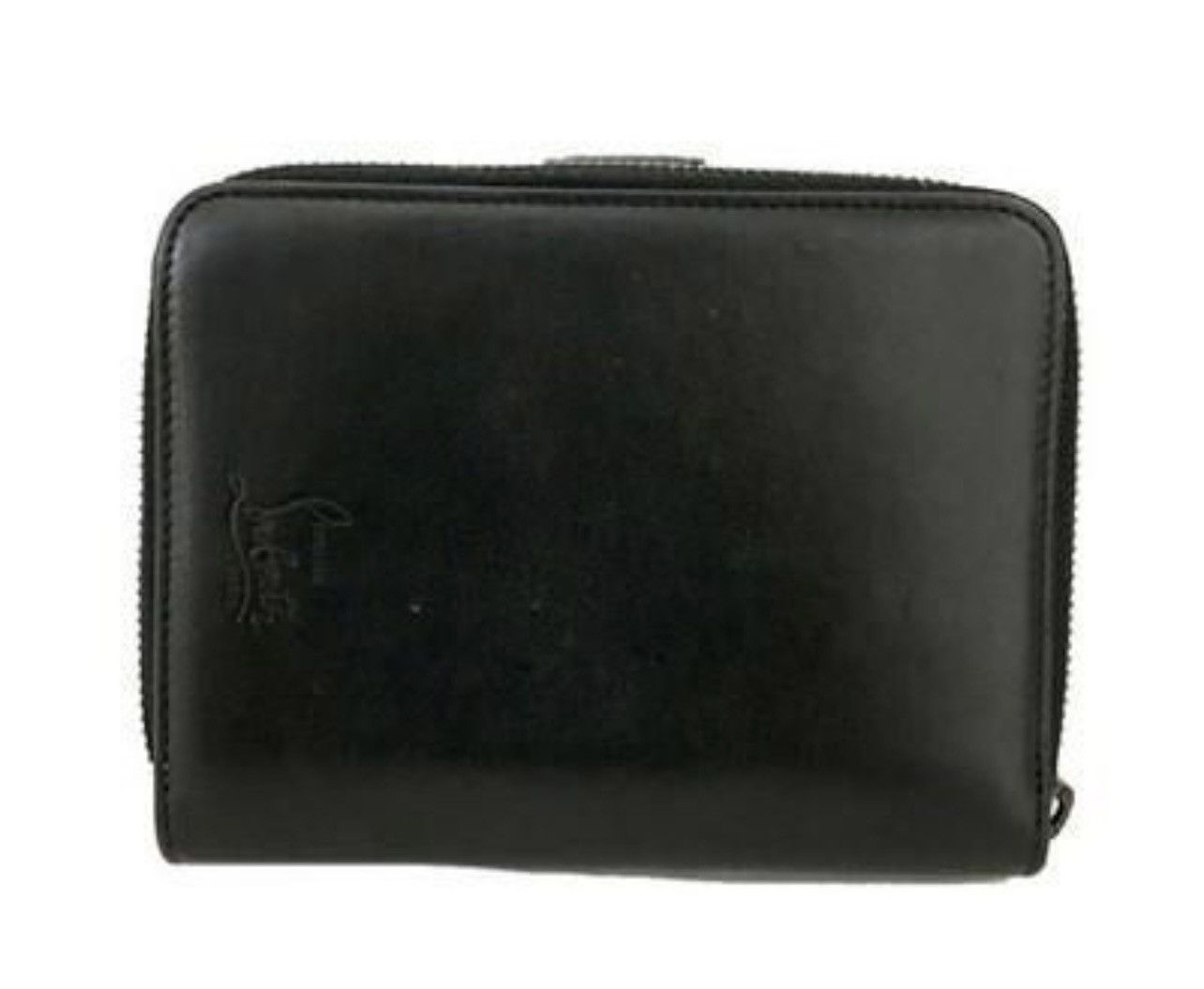 Christian Louboutin Christian Louboutin Panettone Spike Black Leather Wallet Size ONE SIZE - 2 Thumbnail