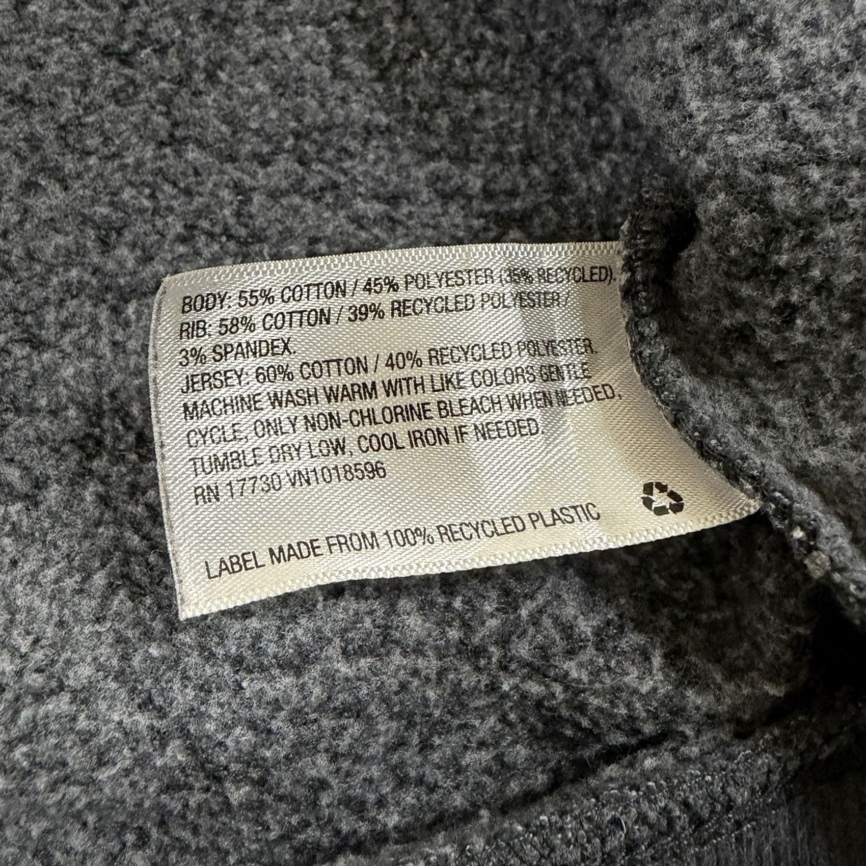 Vintage Goodfellow & Co Full Zip Hooded Fleece Jacket Mens Gray Size M XS-XL/Regular Size US M / EU 48-50 / 2 - 5 Thumbnail