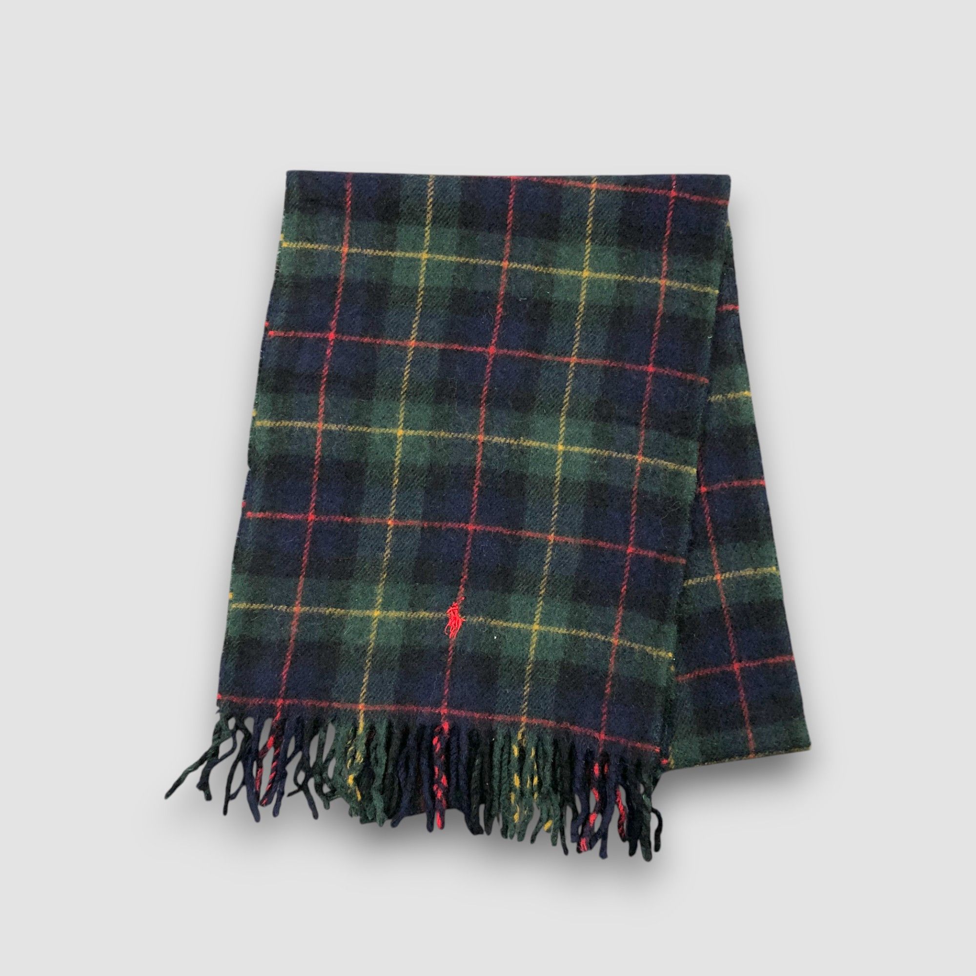 Polo Ralph Lauren Vintage Polo Ralph Lauren Scarf Muffler Wool Scarves Size ONE SIZE - 3 Thumbnail