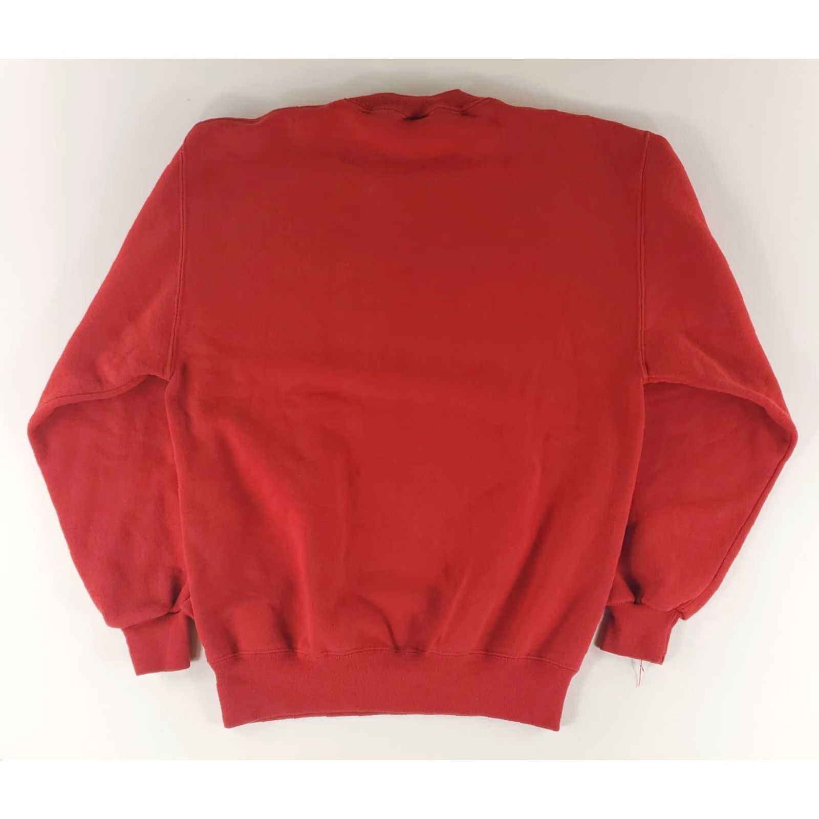 Russell Athletic VINTAGE Russell Athletic Sweatshirt Crew Neck Red Made USA Mens M 90s Size US M / EU 48-50 / 2 - 4 Thumbnail