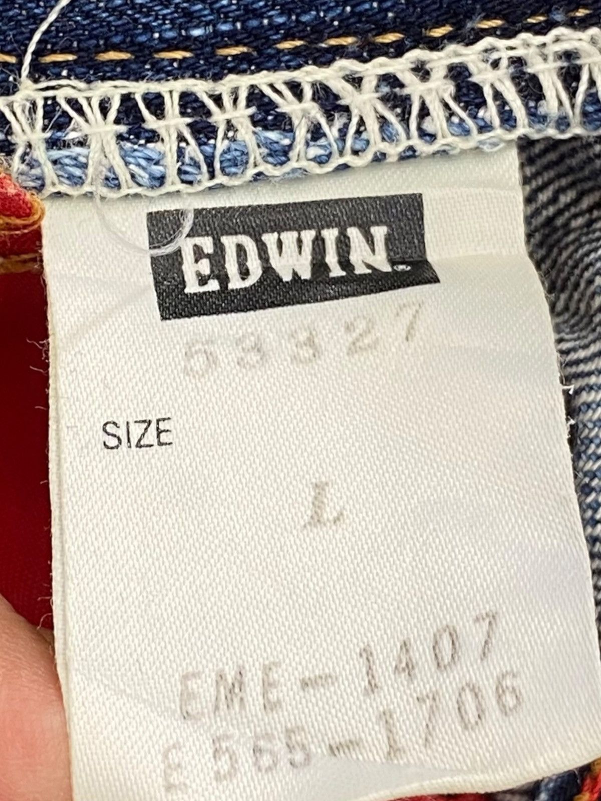 Edwin Edwin Faded Blue Wash Style Flare Jeans Size US 32 / EU 48 - 11 Thumbnail