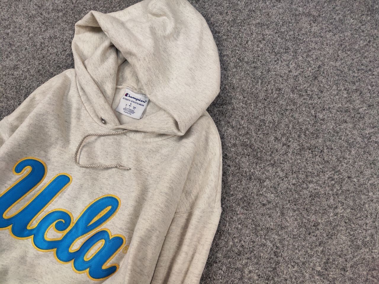 Champion Vintage Champion x Ucla Logo Classic Oversize Gray Hoodie Size US L / EU 52-54 / 3 - 4 Thumbnail