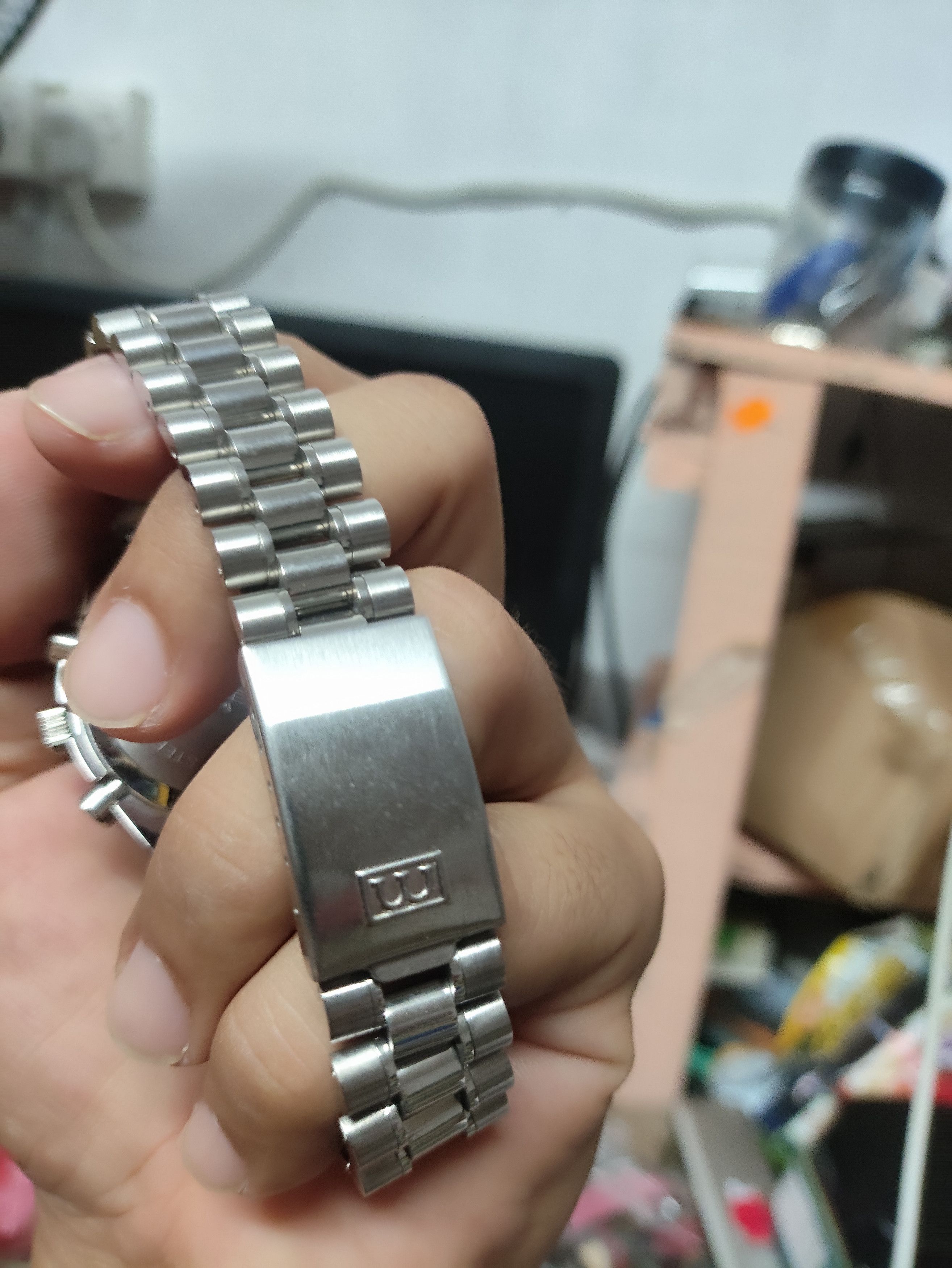Vintage Montres 68189 Monster Red Chronograph watch (Need Service) Size ONE SIZE - 6 Thumbnail