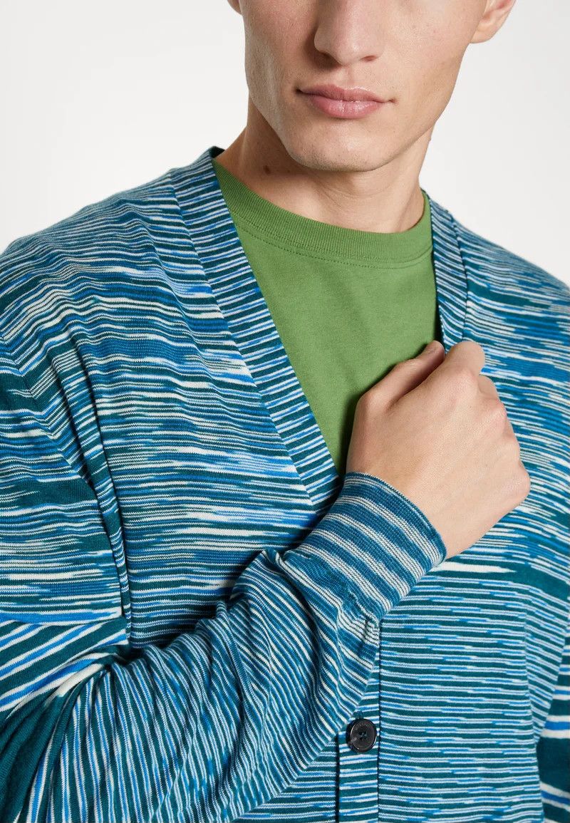Missoni o1y0225 Cardigan in Multicolor Size US L / EU 52-54 / 3 - 2 Thumbnail
