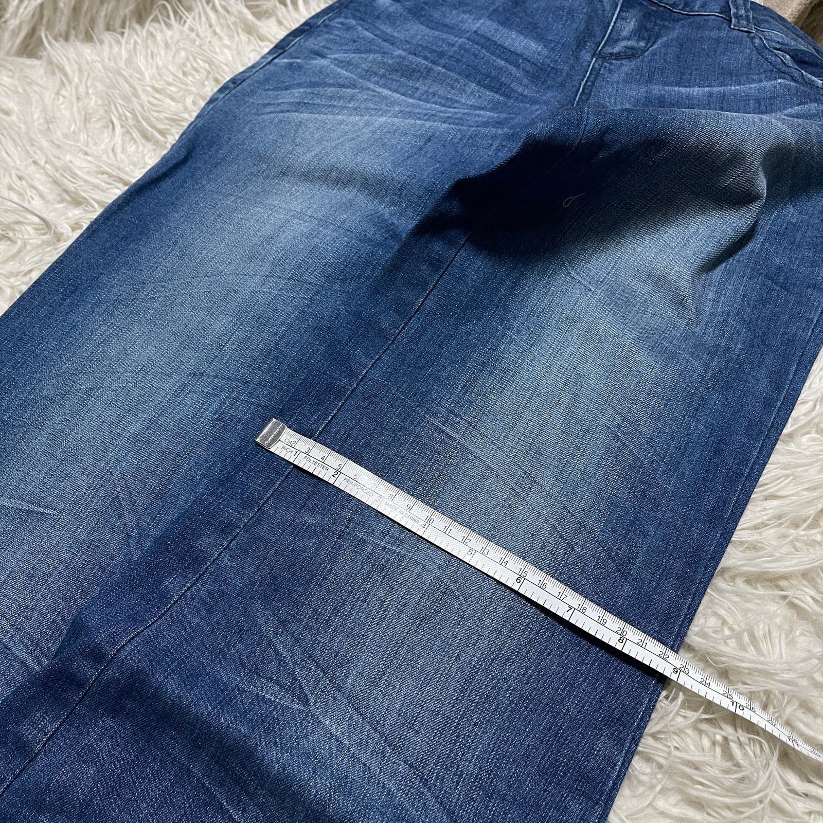 Hysteric Glamour × Japanese Brand × Vintage Vintage Japanese Brand Faded Low-rise Bootcut Denim Jeans Size US 30 / EU 46 - 20 Thumbnail