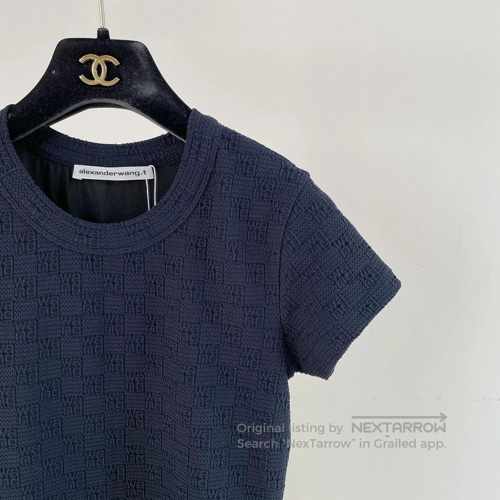 Alexander Wang Alexander Wang Knit Logo Dress. Size M / US 6-8 / IT 42-44 - 3 Thumbnail