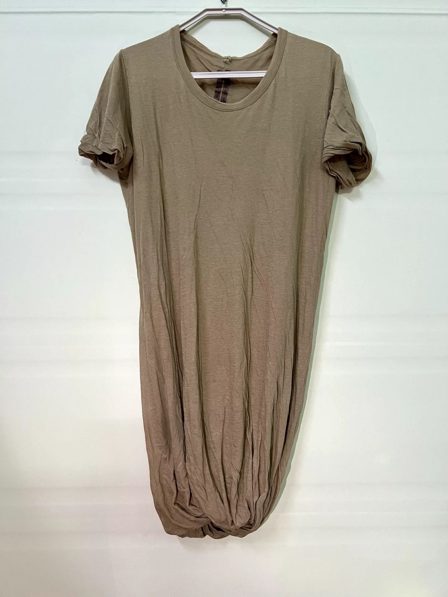 Rick Owens Layered Spiral Short Sleeve Tee