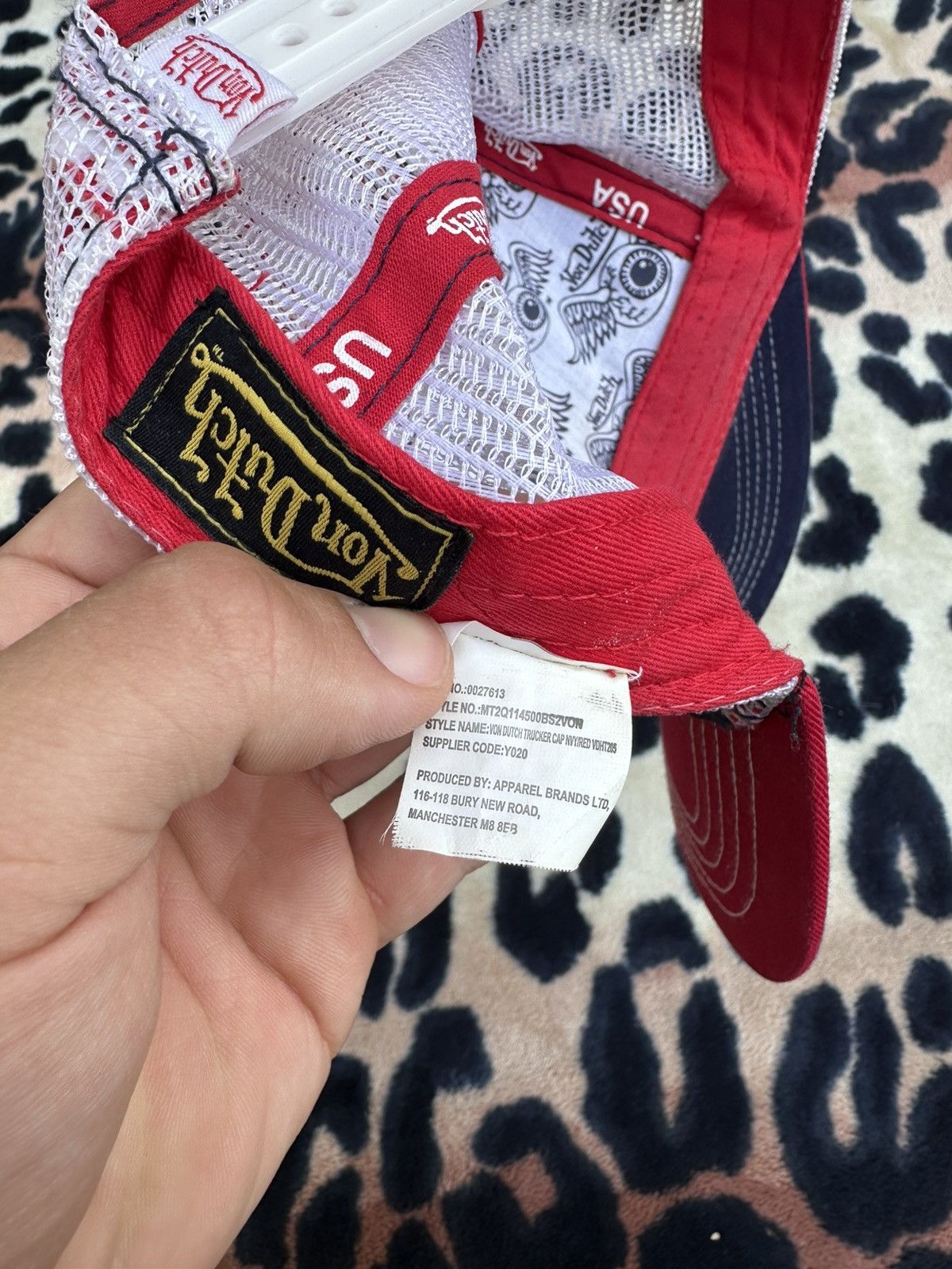 Von Dutch Y2K Von Dutch U.S.A truck Cap Size ONE SIZE - 5 Thumbnail