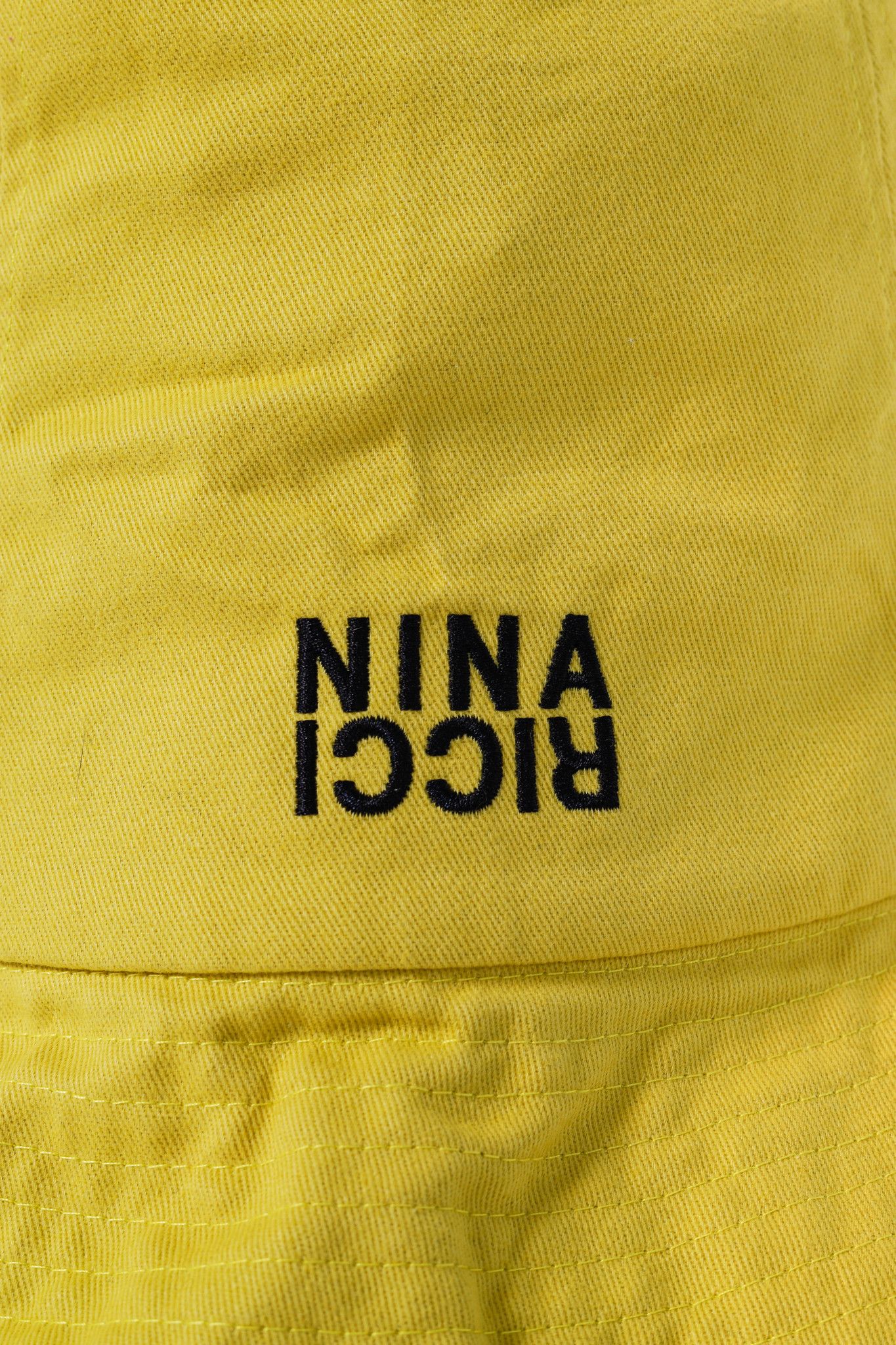 Nina Ricci Nina Ricci "Lime & Navy" Logo-Embroidered Tall Bucket Hat Size ONE SIZE - 4 Thumbnail