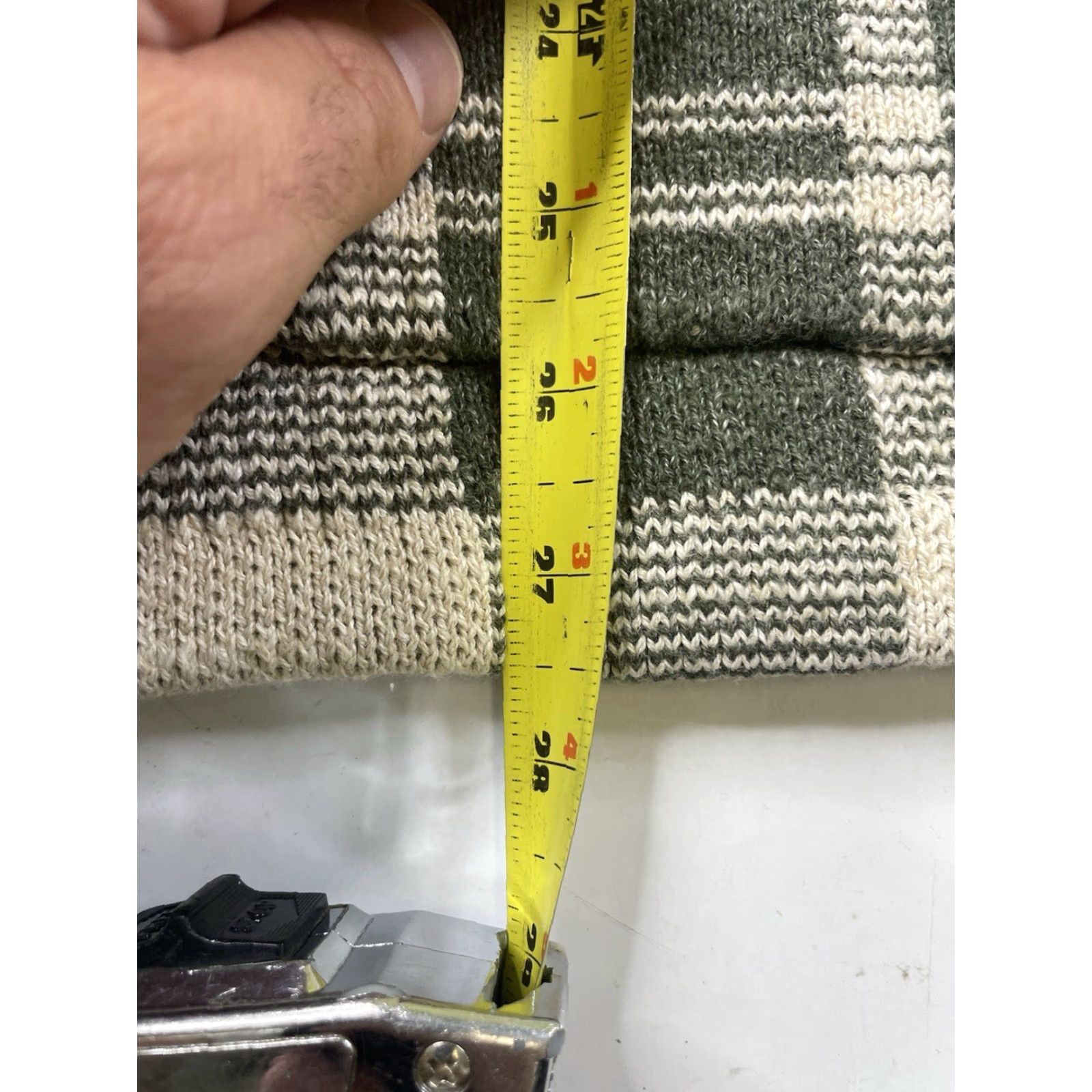 J.Crew J.CREW Men’s Cotton Knit Chore Jacket Sweater Heather Cypress Plaid Medium NWT Size US M / EU 48-50 / 2 - 7 Thumbnail