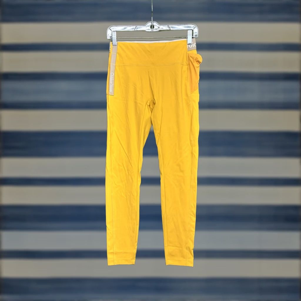 Outdoor Voices Outdoor Voices Zoom Full Length Leggings Womens M Pockets Yellow Hiking Legging Athletic Slim Fit 26in Inseam Size 32" / US 10 / IT 46 - 1 Thumbnail