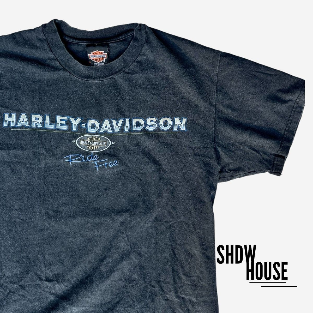 Harley Davidson Harley Davidson Vintage Grand Prairie Tee in Black Size US L / EU 52-54 / 3 - 2 Thumbnail