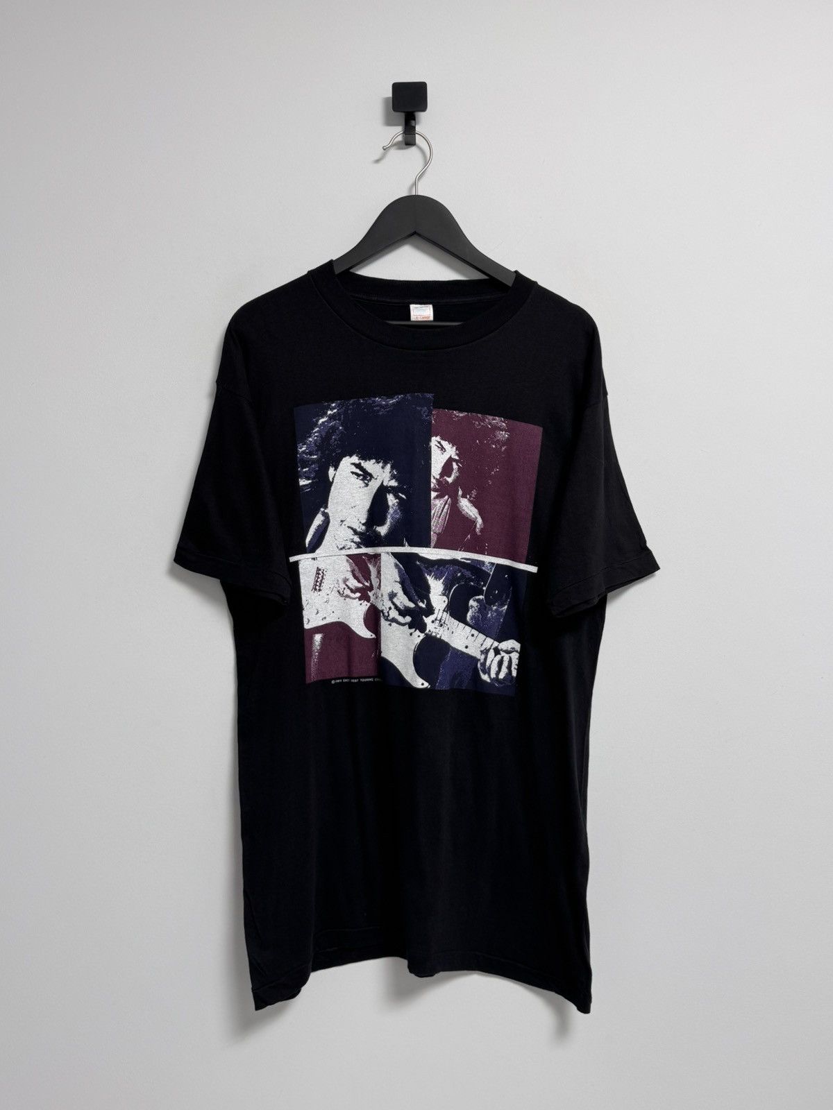 Vintage Vintage 90s Fruit Of The Loom Bob Dylan Concert Tour Promo Size US XL / EU 56 / 4 - 1 Thumbnail