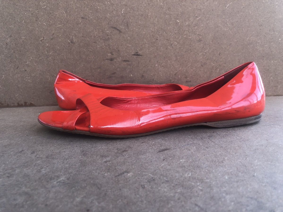 Miu Miu MIU MIU red Flat Leather Shoes Size 40 Size US 9 / IT 39 - 7 Thumbnail