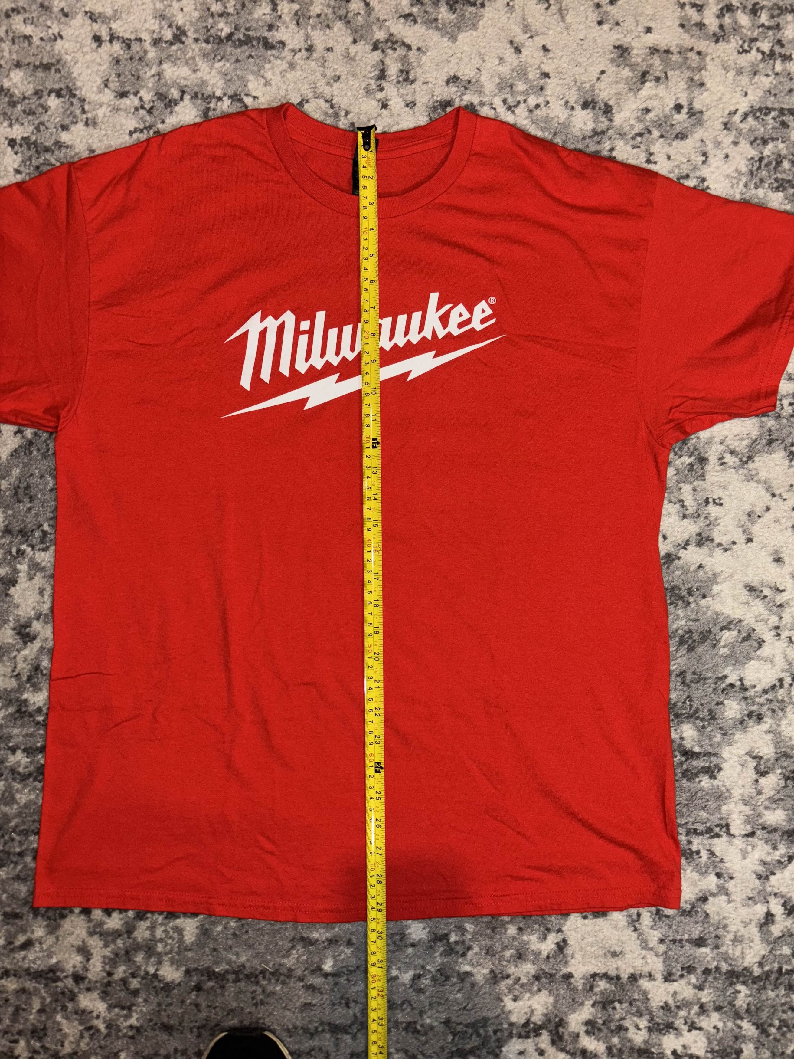 Vintage Milwaukee Tool Promo Logo Shirt Size US XL / EU 56 / 4 - 5 Thumbnail