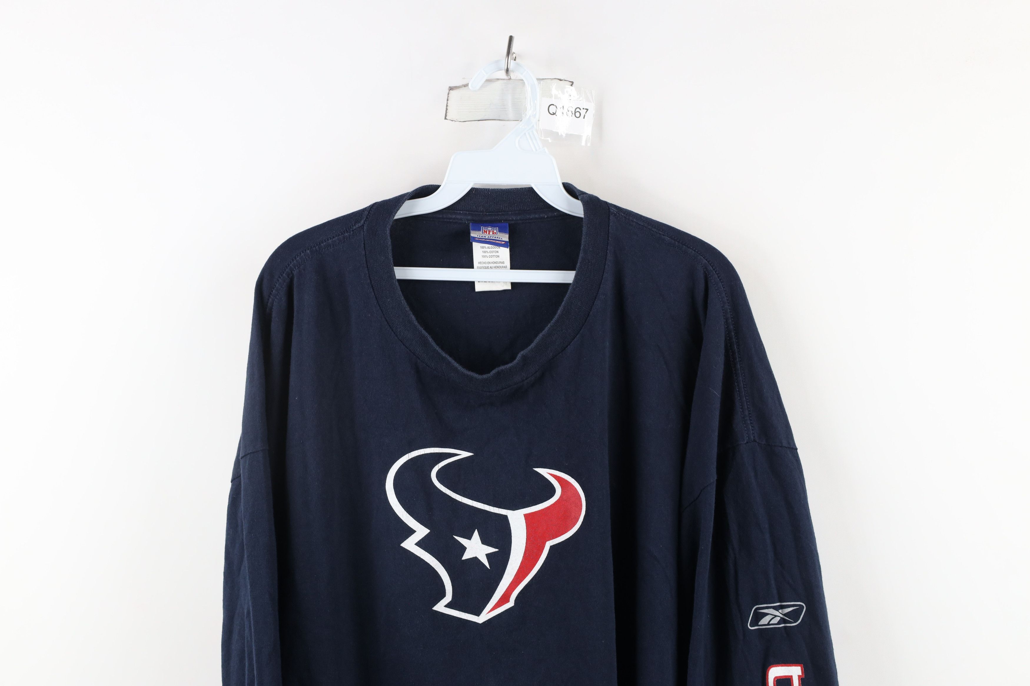 Reebok × Vintage Vintage Reebok Houston Texans Football Long Sleeve T-Shirt Size US XXL / EU 58 / 5 - 2 Thumbnail
