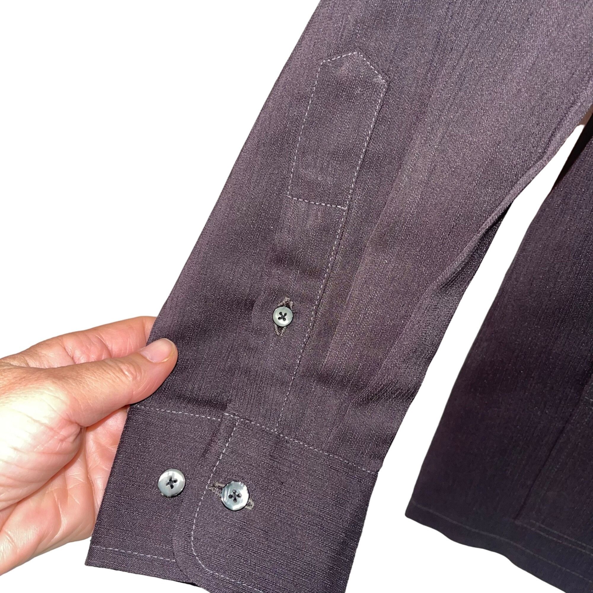 Other Vintage Mens Shirt Jacket Size Large Purple Safari Size US L / EU 52-54 / 3 - 5 Thumbnail