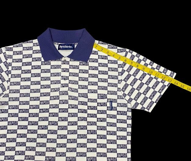 Hysteric Glamour × Japanese Brand Rare🔥Vintage Hysteric Glamour Full Writing Print Polo Shirt Size US M / EU 48-50 / 2 - 19 Thumbnail