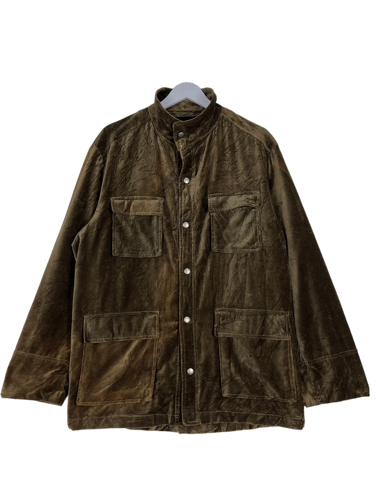 Kansai Yamamoto 🔥 KANSAI JEANS CORDUROY VELVET FIELD JACKET Size US L / EU 52-54 / 3 - 2 Thumbnail