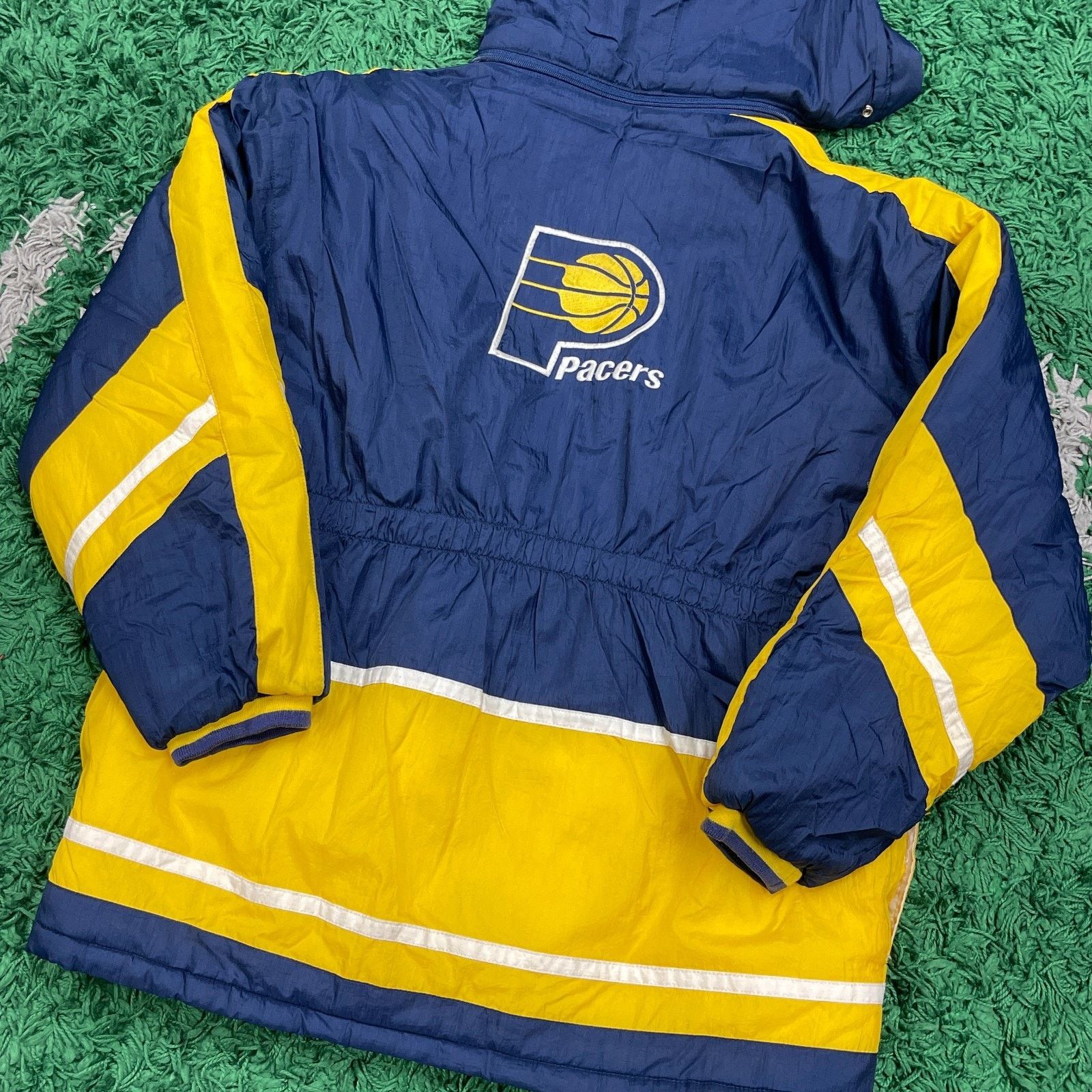 Vintage Vintage Indiana Pacers Mighty Mac Parka Jacket Large 16/18 Size US L / EU 52-54 / 3 - 10 Thumbnail