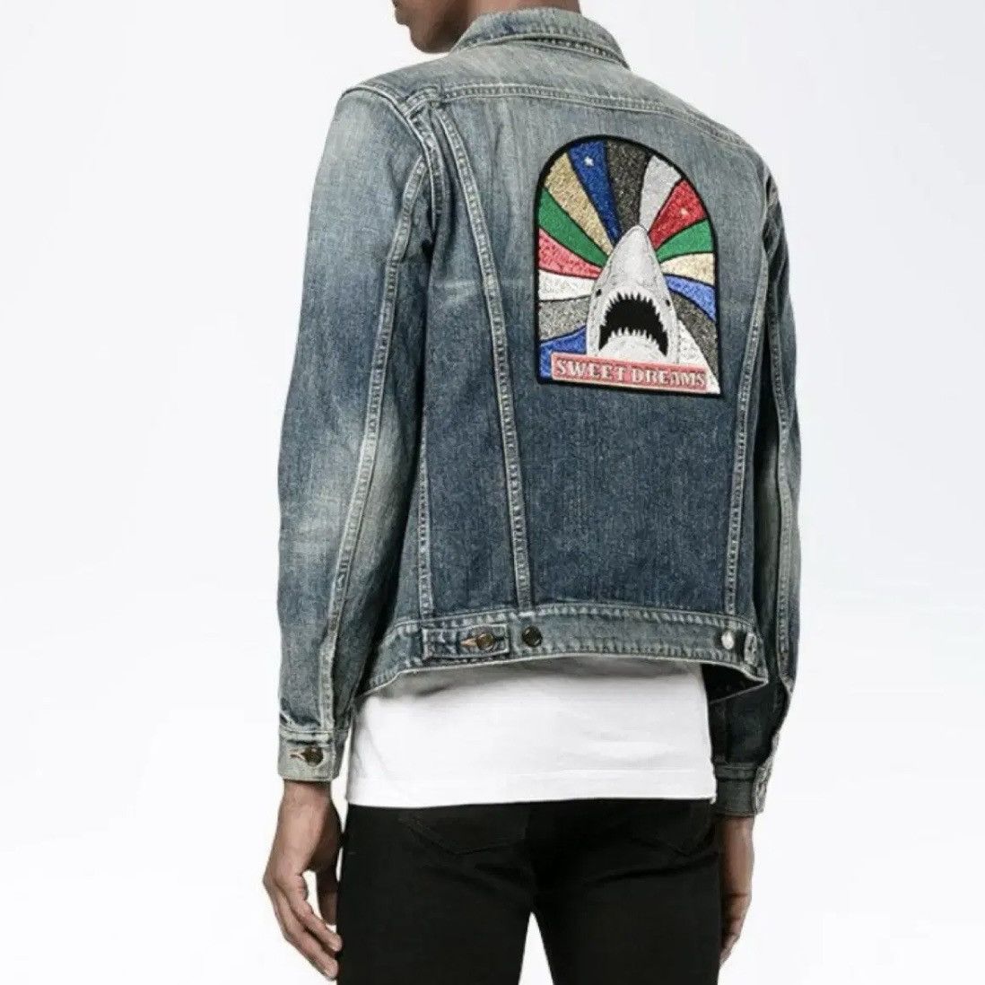 Saint Laurent Paris Saint Laurent Hedi Slimane SS16 Sweet Dreams Denim Jacket Size US L / EU 52-54 / 3 - 1 Thumbnail